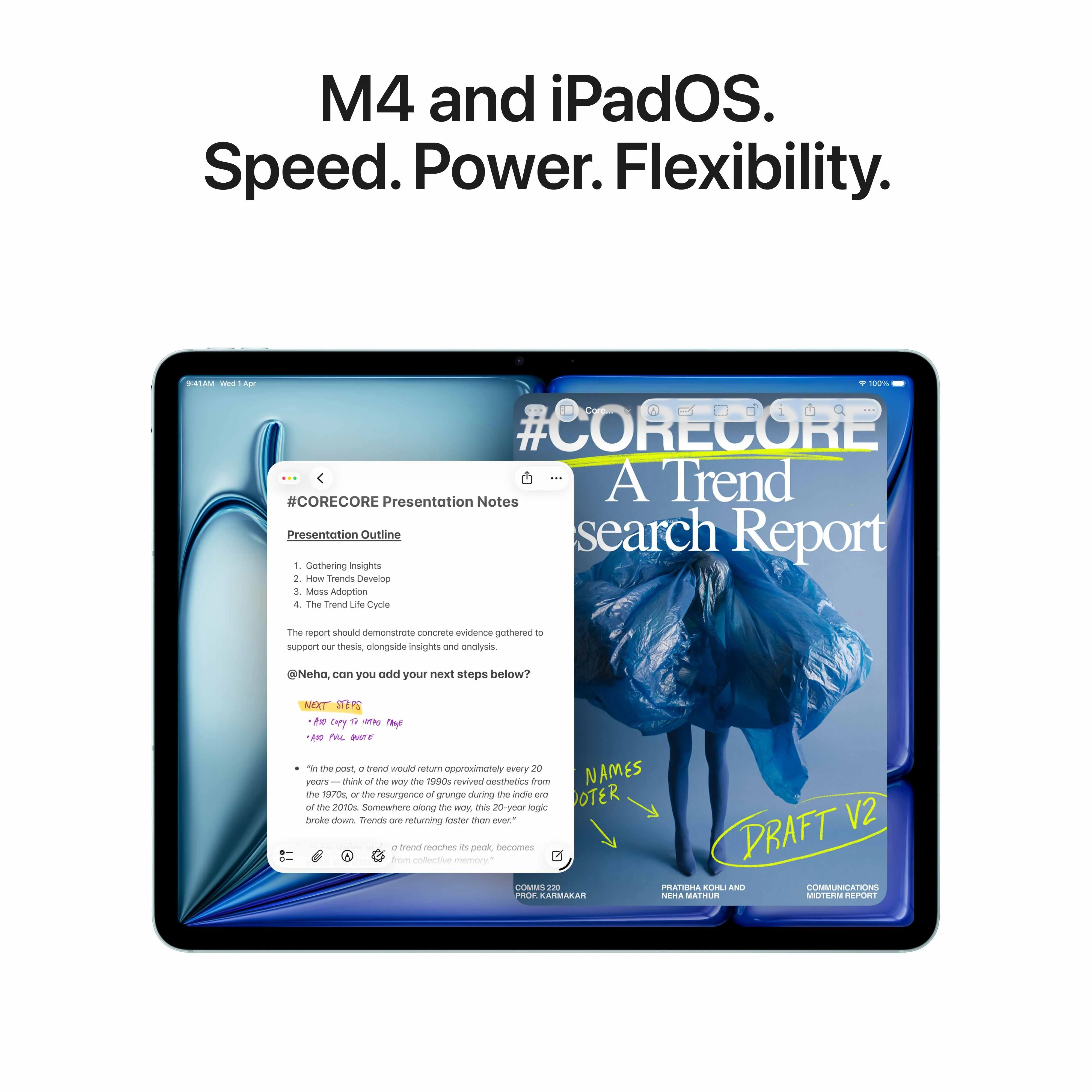 13-inch iPad Air Wi-Fi + Cellular 256GB - Starlight (M4) - Image 4