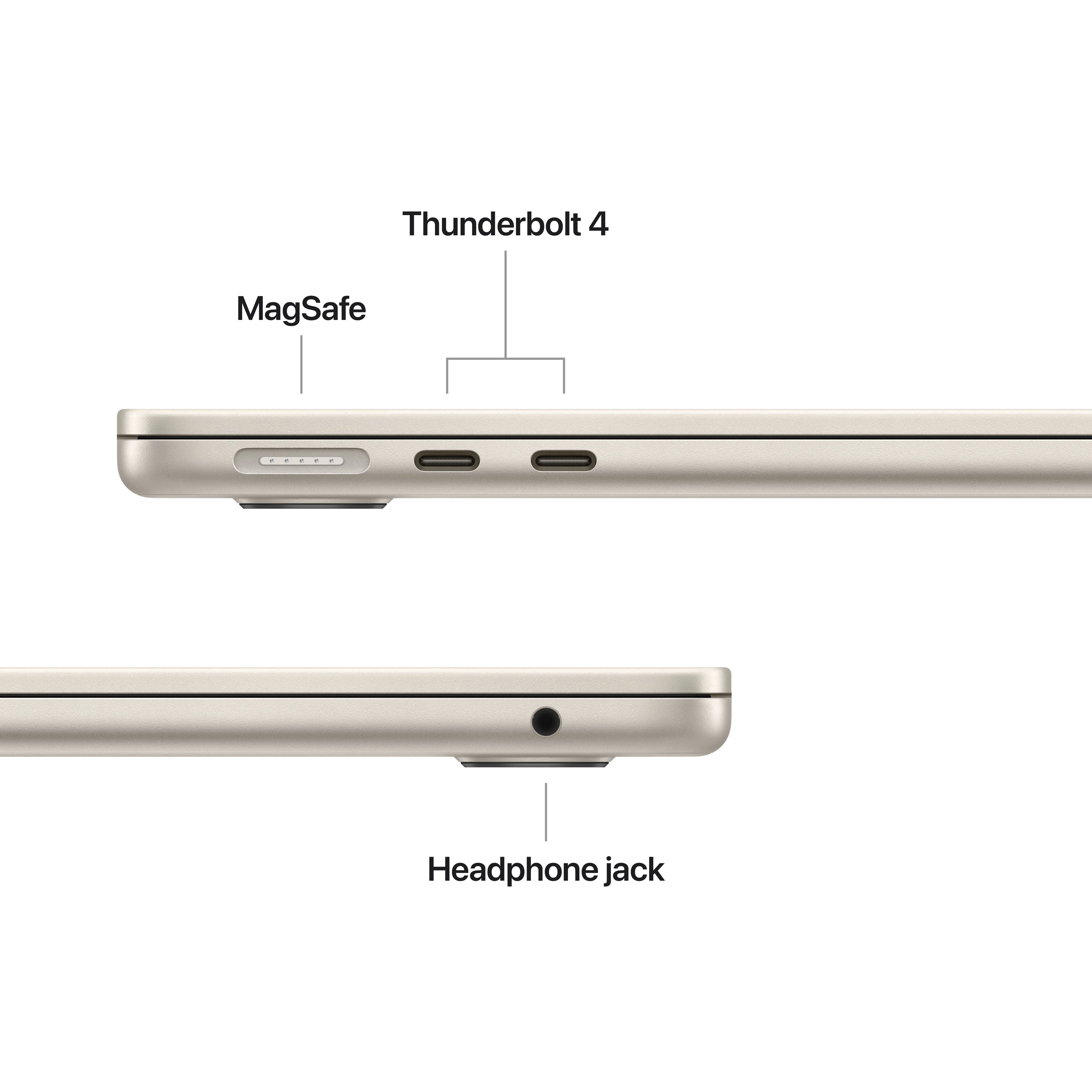 13-inch MacBook Air: Apple M4 chip with 10-core CPU and 10-core GPU, 512GB SSD - Starlight - Image 7
