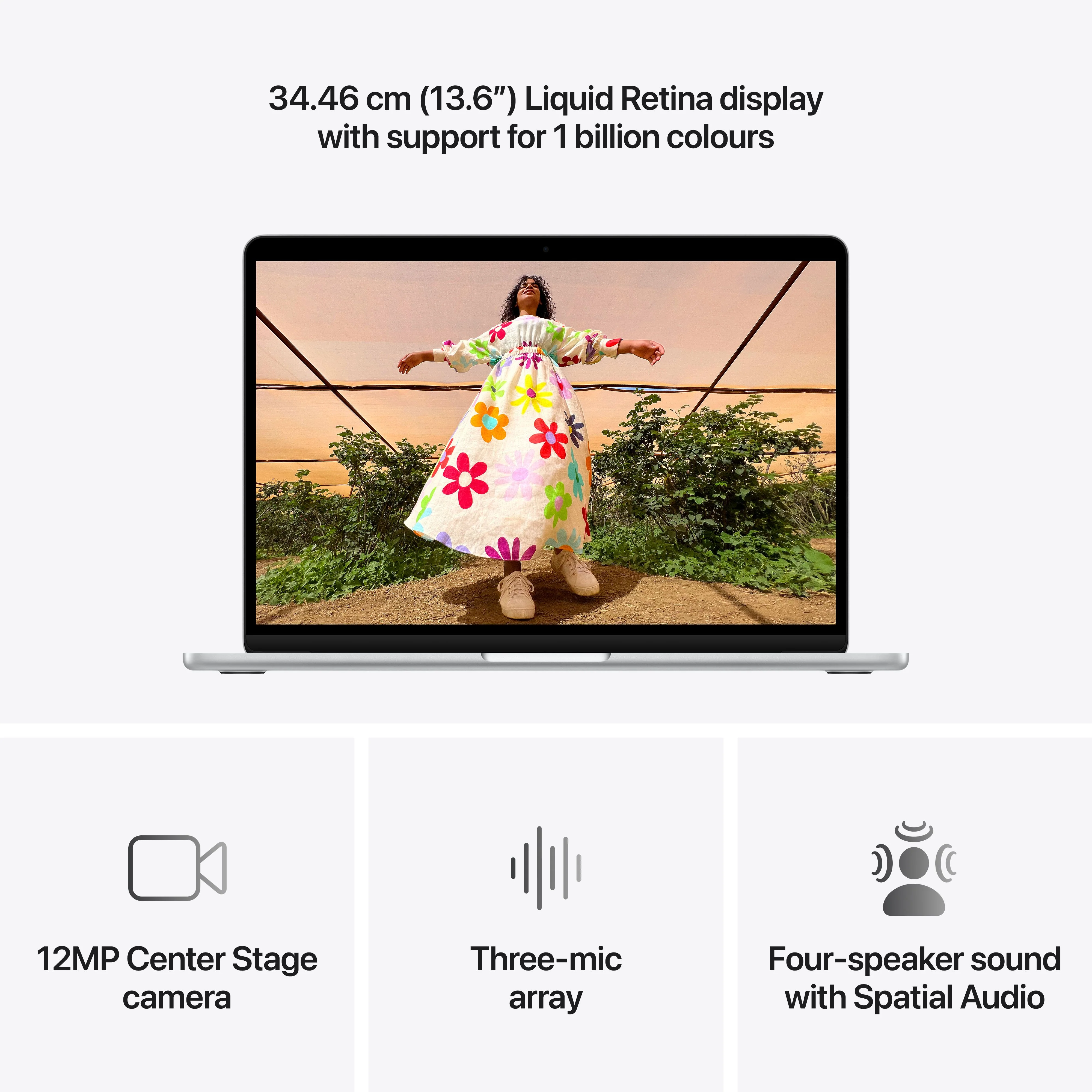 13-inch MacBook Air: Apple M5 chip with 10-core CPU and 8-core GPU, 512GB SSD - Silver - Image 5