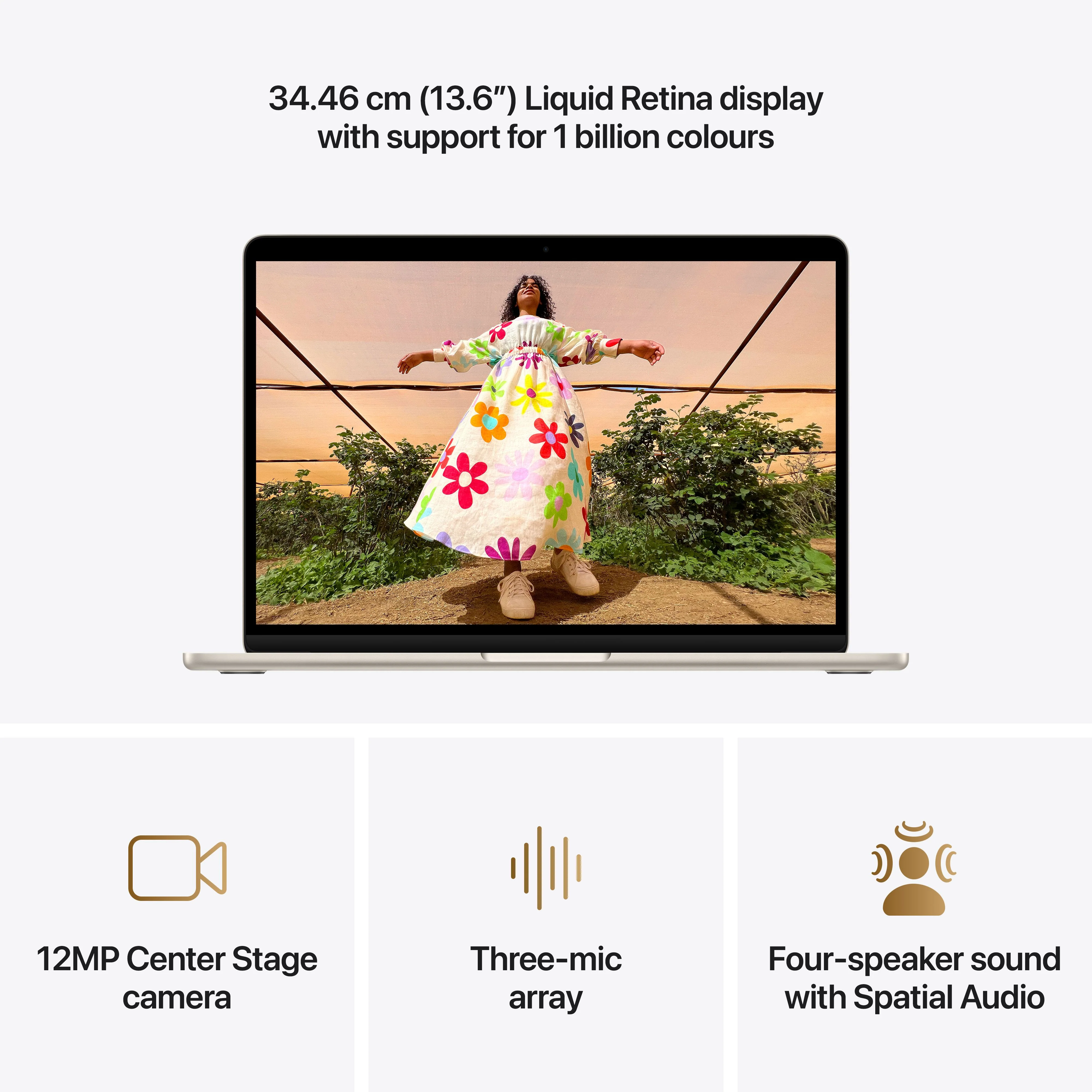 13-inch MacBook Air: Apple M5 chip with 10-core CPU and 8-core GPU, 512GB SSD - Starlight - Image 5