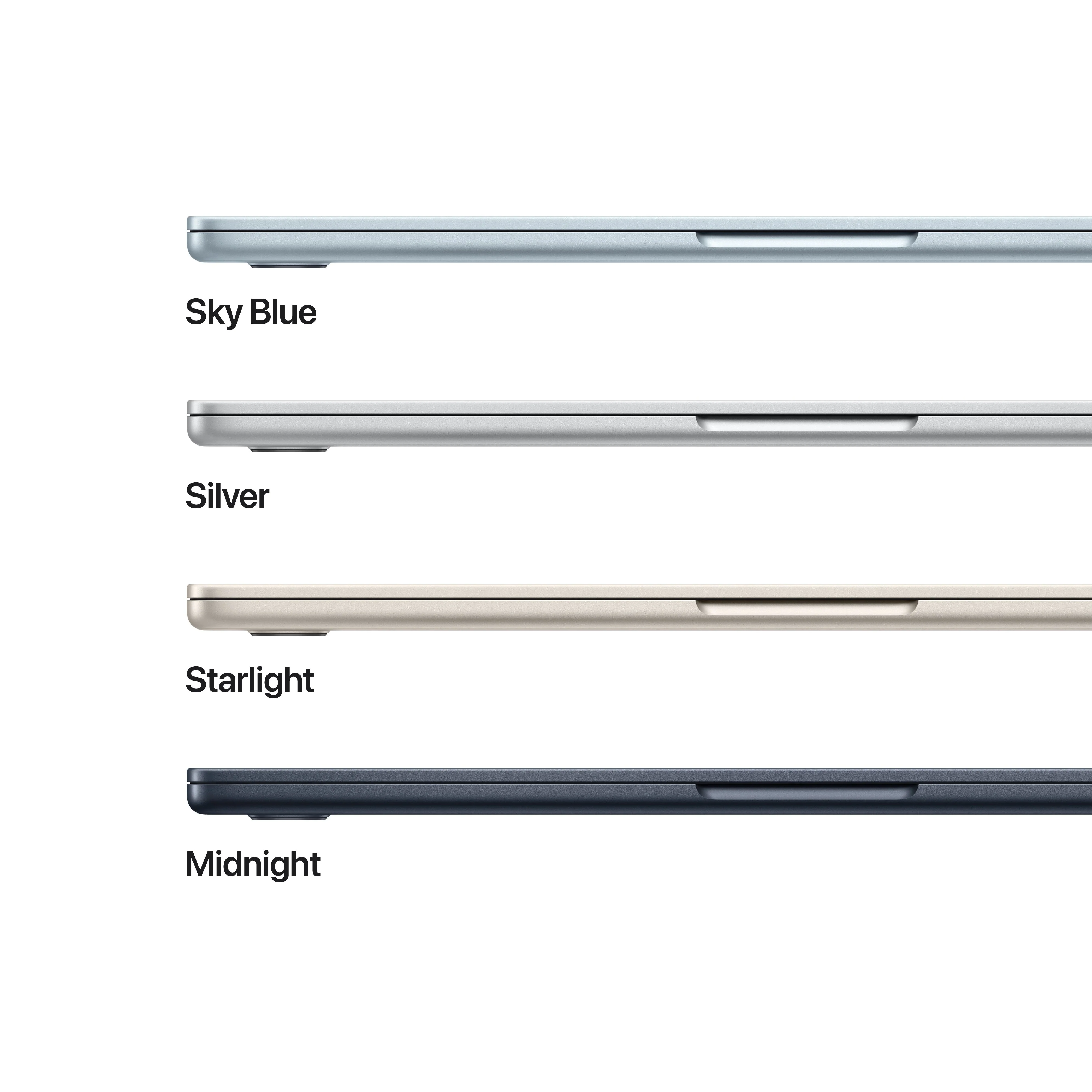13-inch MacBook Air: Apple M5 chip with 10-core CPU and 8-core GPU, 512GB SSD - Midnight - Image 3