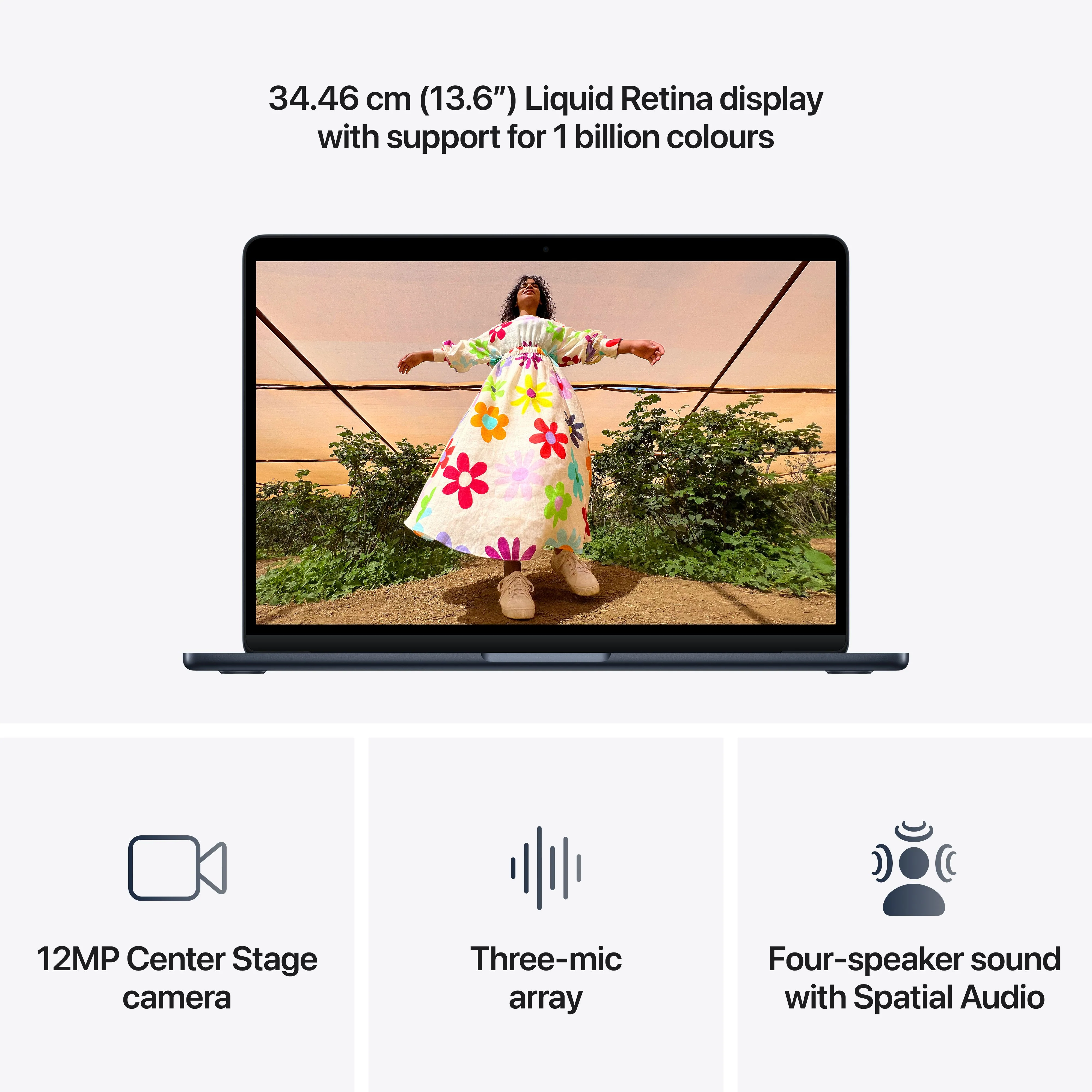 13-inch MacBook Air: Apple M5 chip with 10-core CPU and 10-core GPU, 1TB SSD - Midnight - Image 5