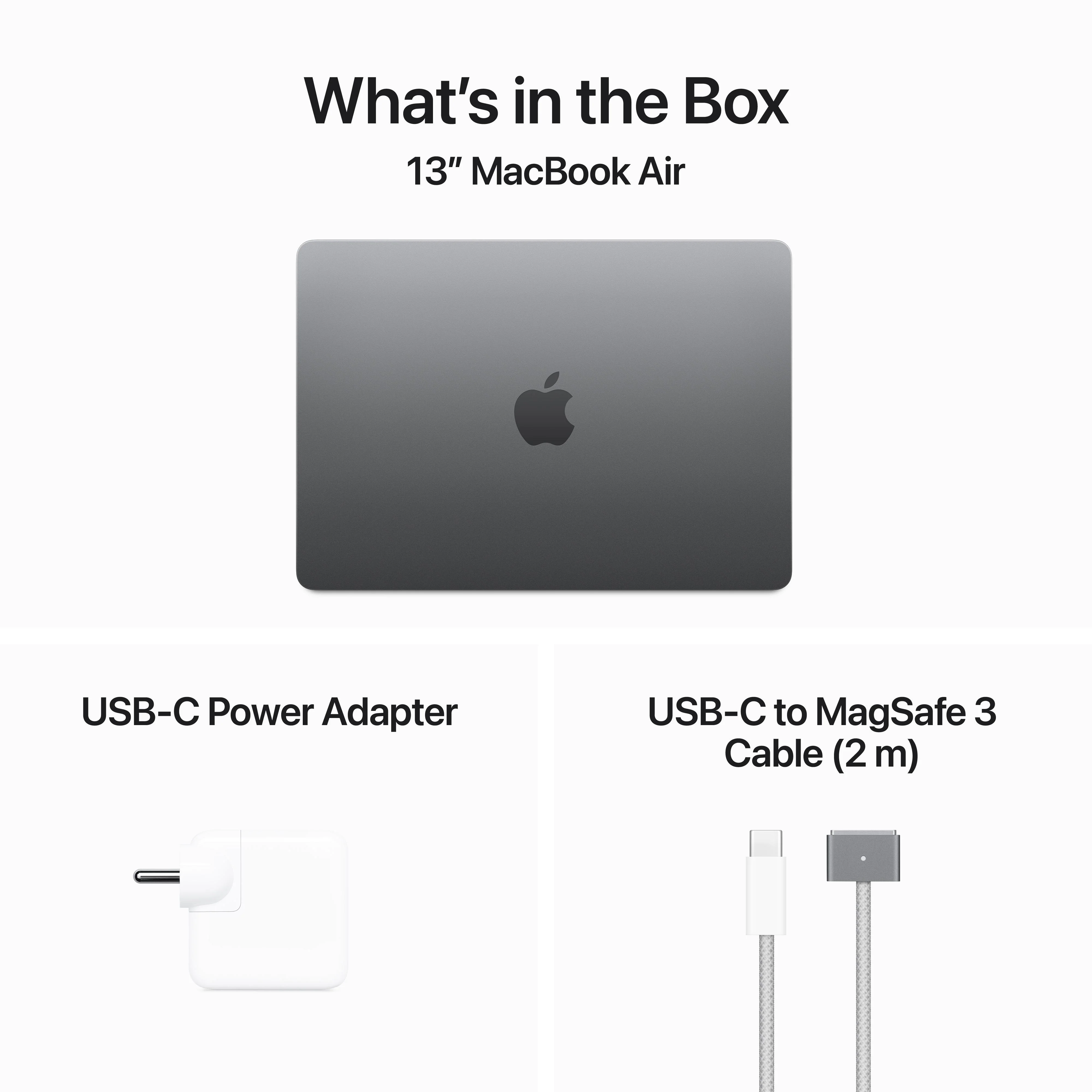 13-inch MacBook Air: Apple M3 chip with 8‑core CPU and 8‑core GPU, 256GB SSD - Space Grey - Image 9