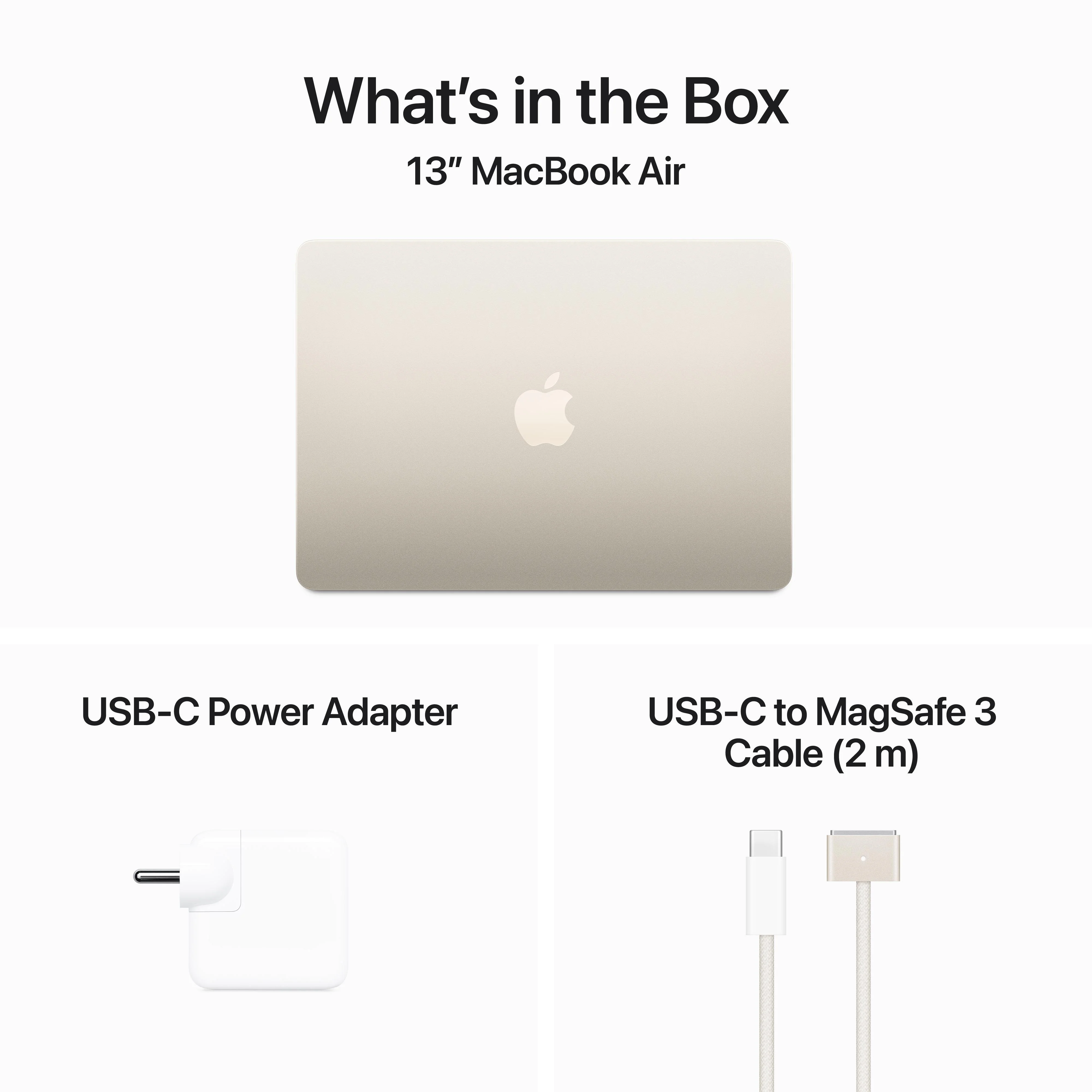 13-inch MacBook Air: Apple M3 chip with 8‑core CPU and 8‑core GPU, 256GB SSD - Starlight - Image 9