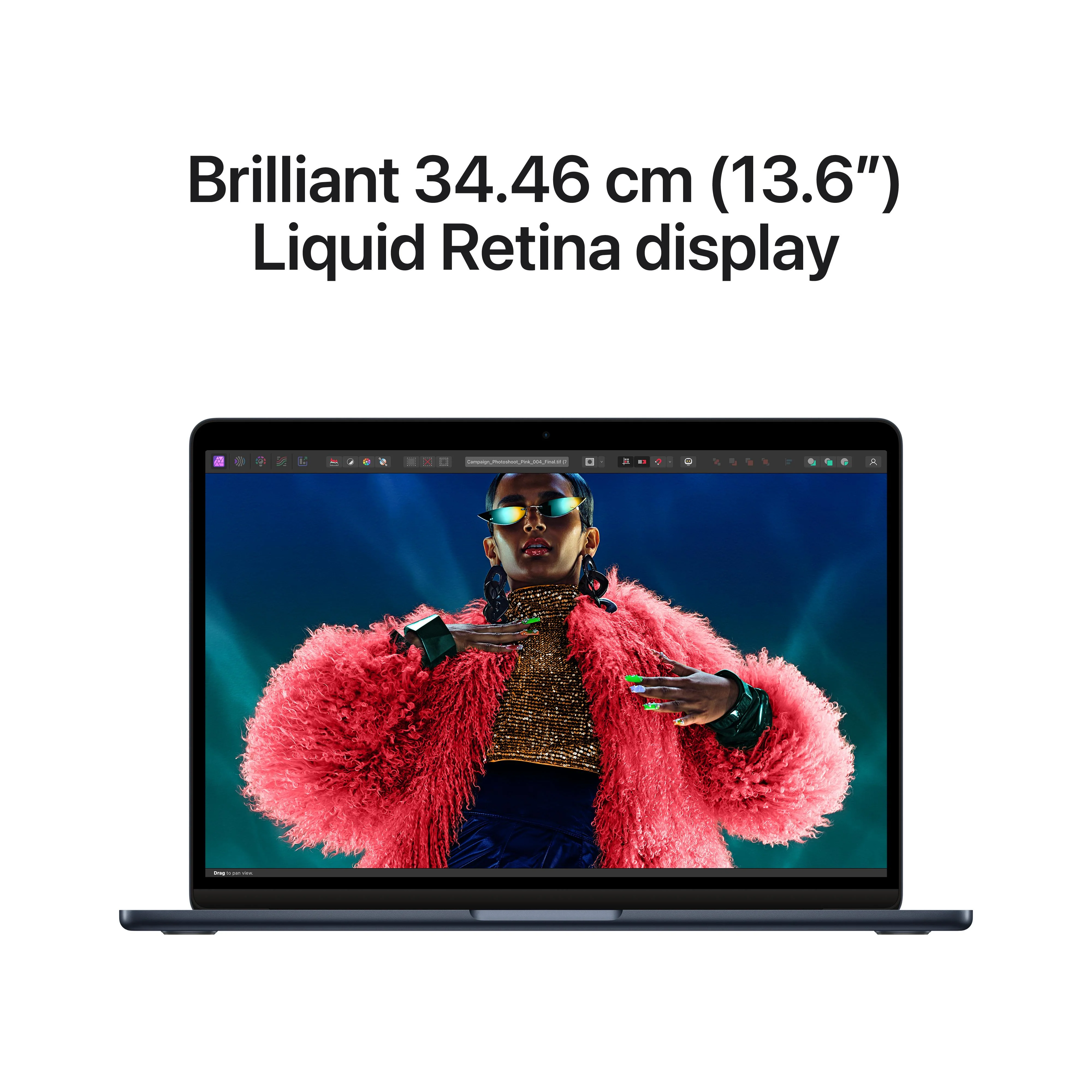 13-inch MacBook Air: Apple M3 chip with 8‑core CPU and 10‑core GPU, 512GB SSD - Midnight - Image 5