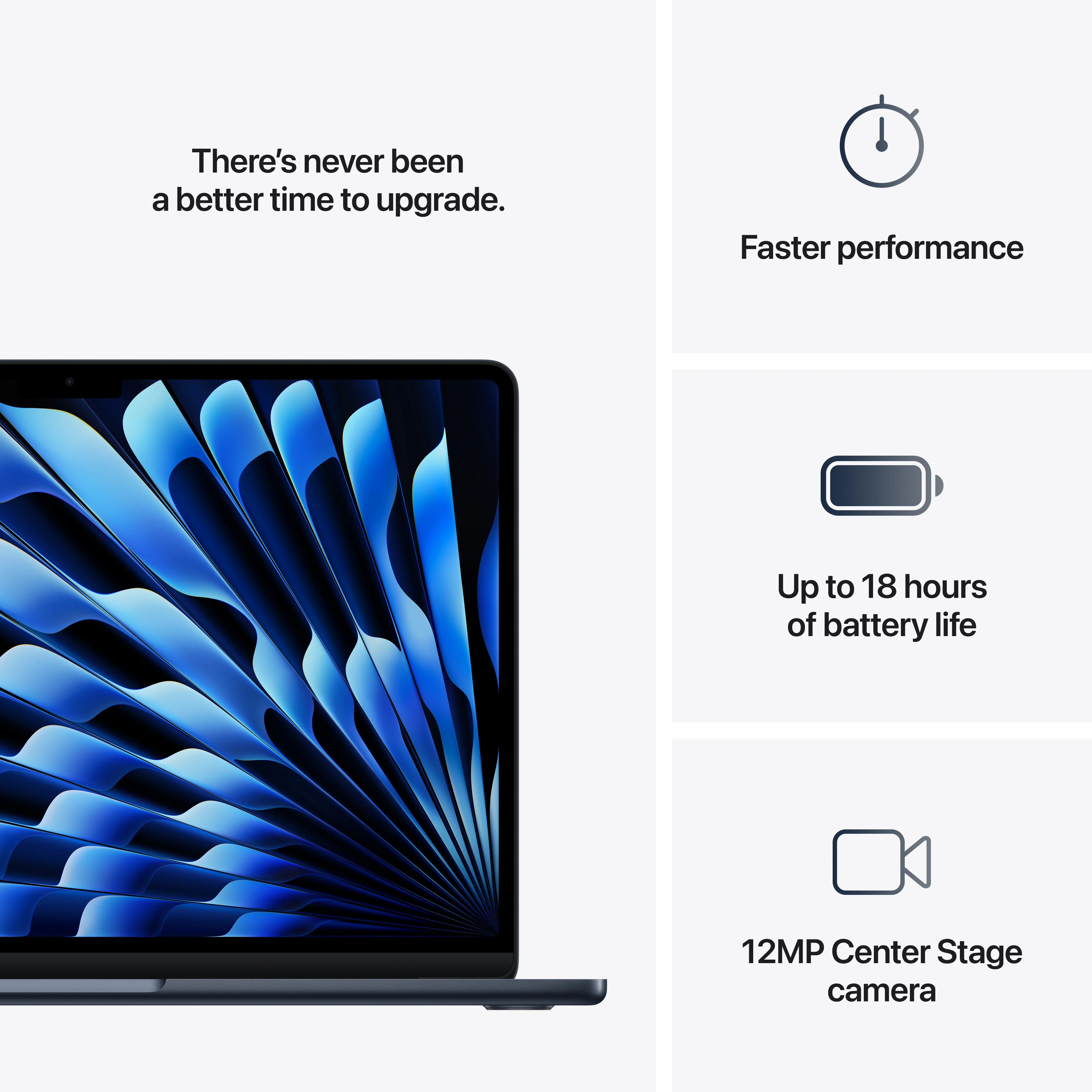 13-inch MacBook Air: Apple M4 chip with 10-core CPU and 10-core GPU, 512GB SSD - Midnight - Image 10