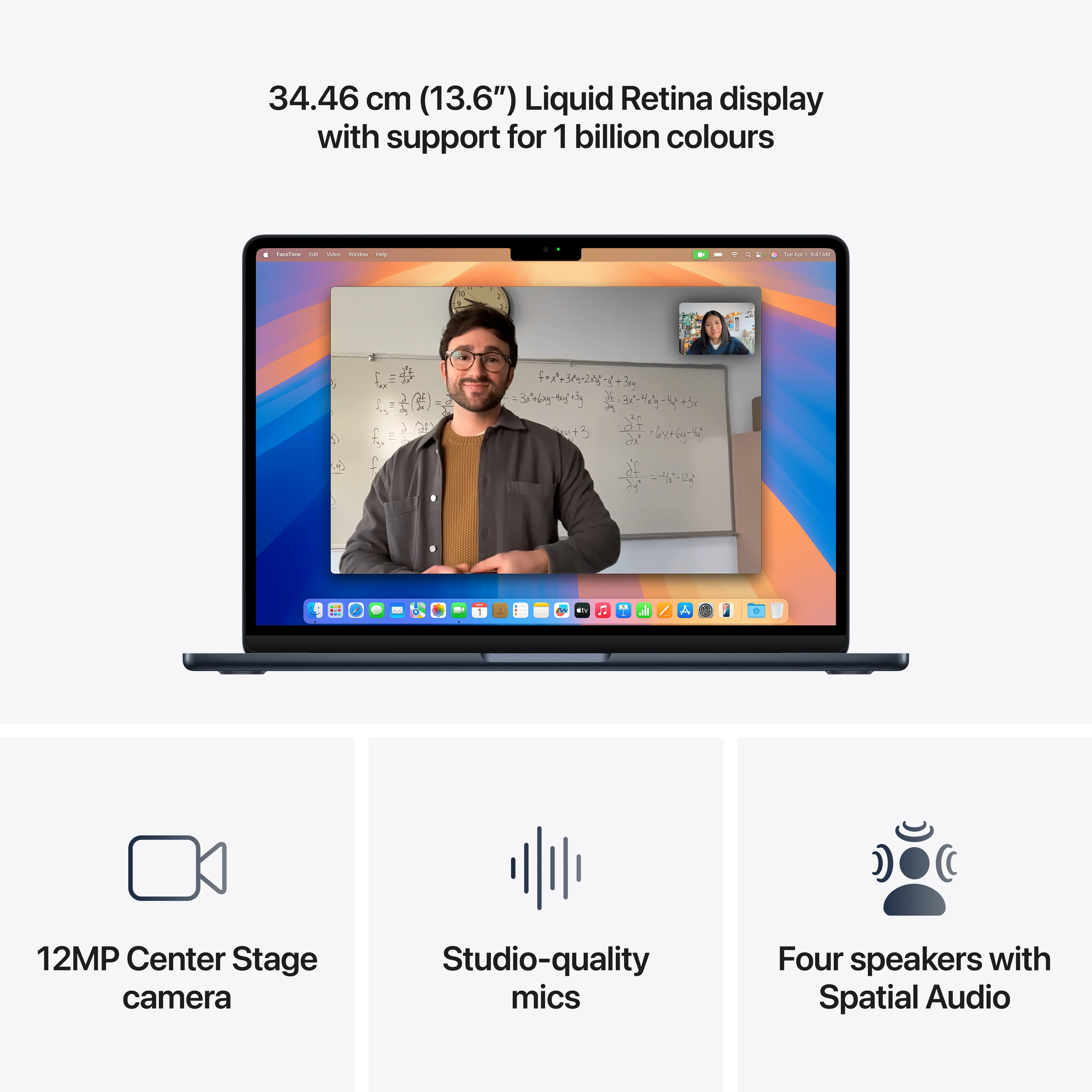13-inch MacBook Air: Apple M4 chip with 10-core CPU and 10-core GPU, 512GB SSD - Midnight - Image 5