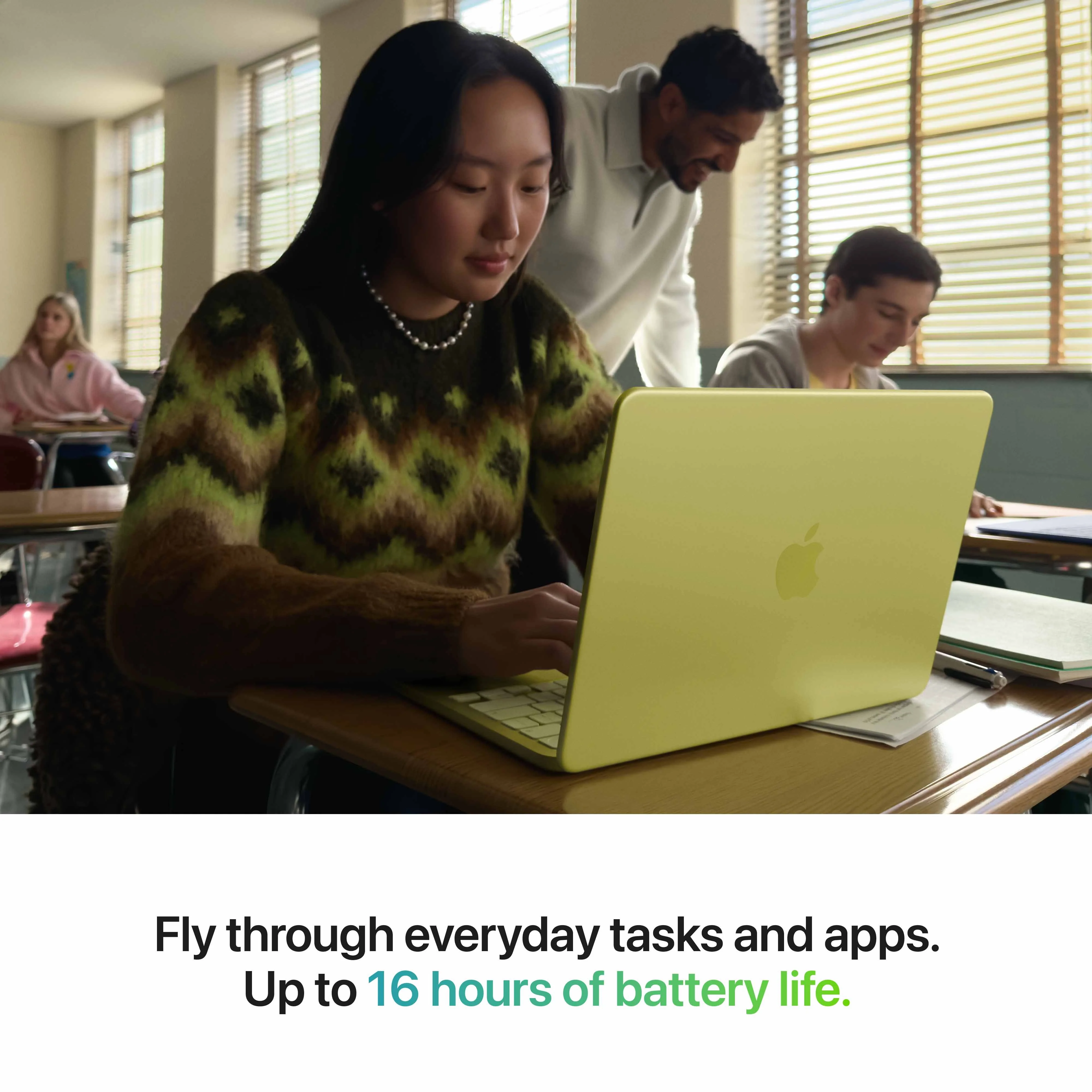 13-inch MacBook Neo: Apple A18 Pro chip with 6‑core CPU and 5‑core GPU, Magic Keyboard, 256GB SSD - Blush - Image 4