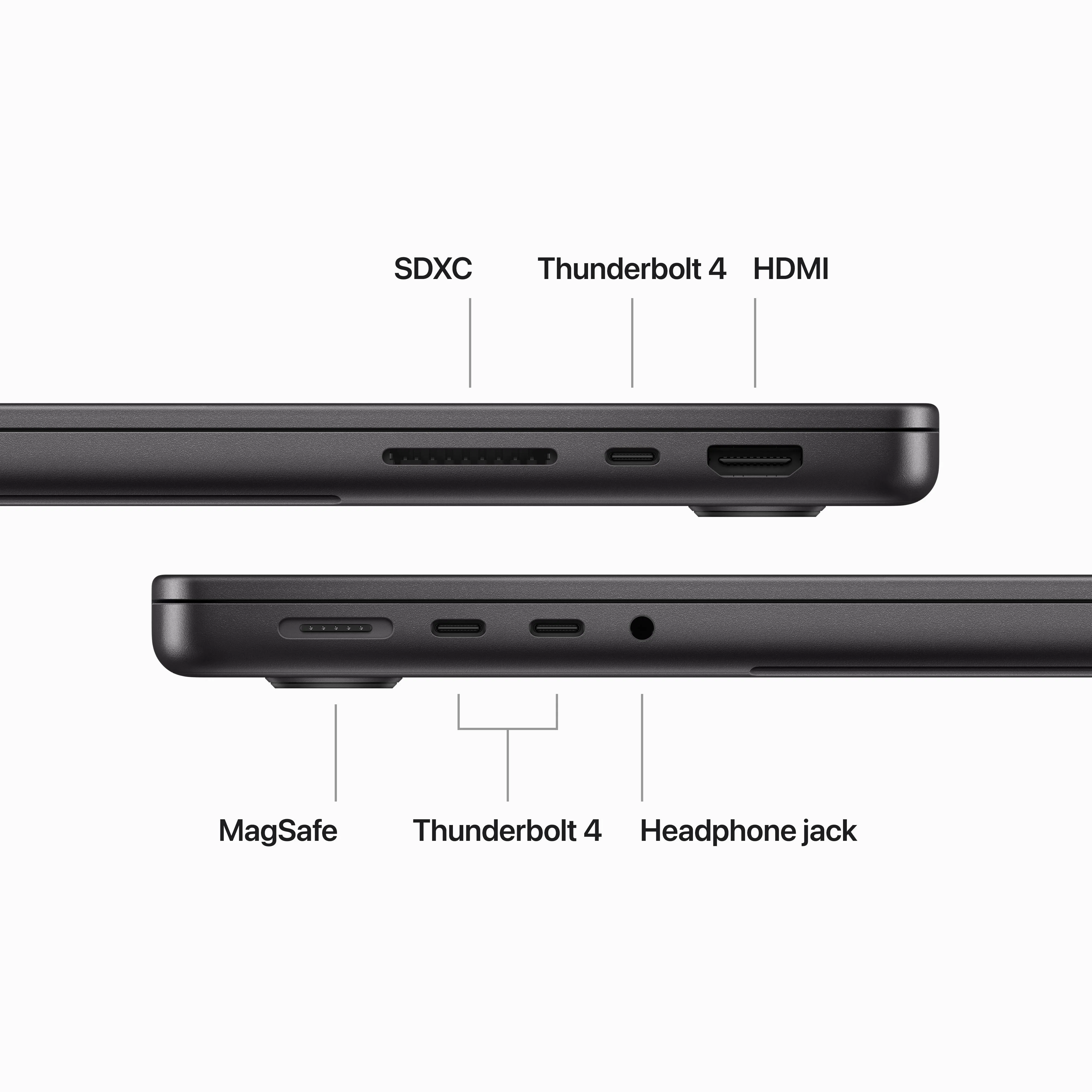 14-inch MacBook Pro: Apple M3 Max chip with 14‑core CPU and 30‑core GPU, 1TB SSD - Space Black - Image 6