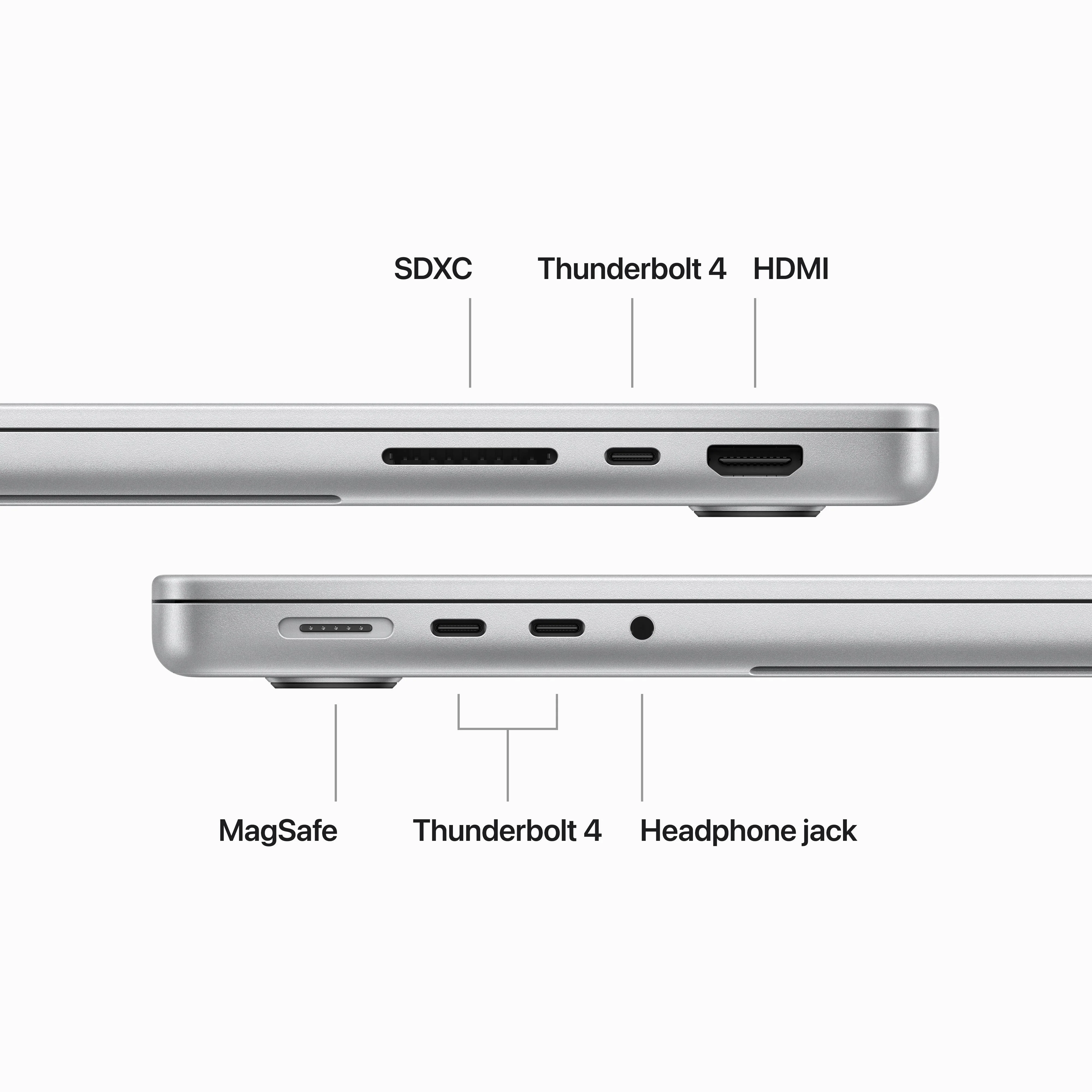 14-inch MacBook Pro: Apple M3 Pro chip with 11‑core CPU and 14‑core GPU, 512GB SSD - Silver - Image 6