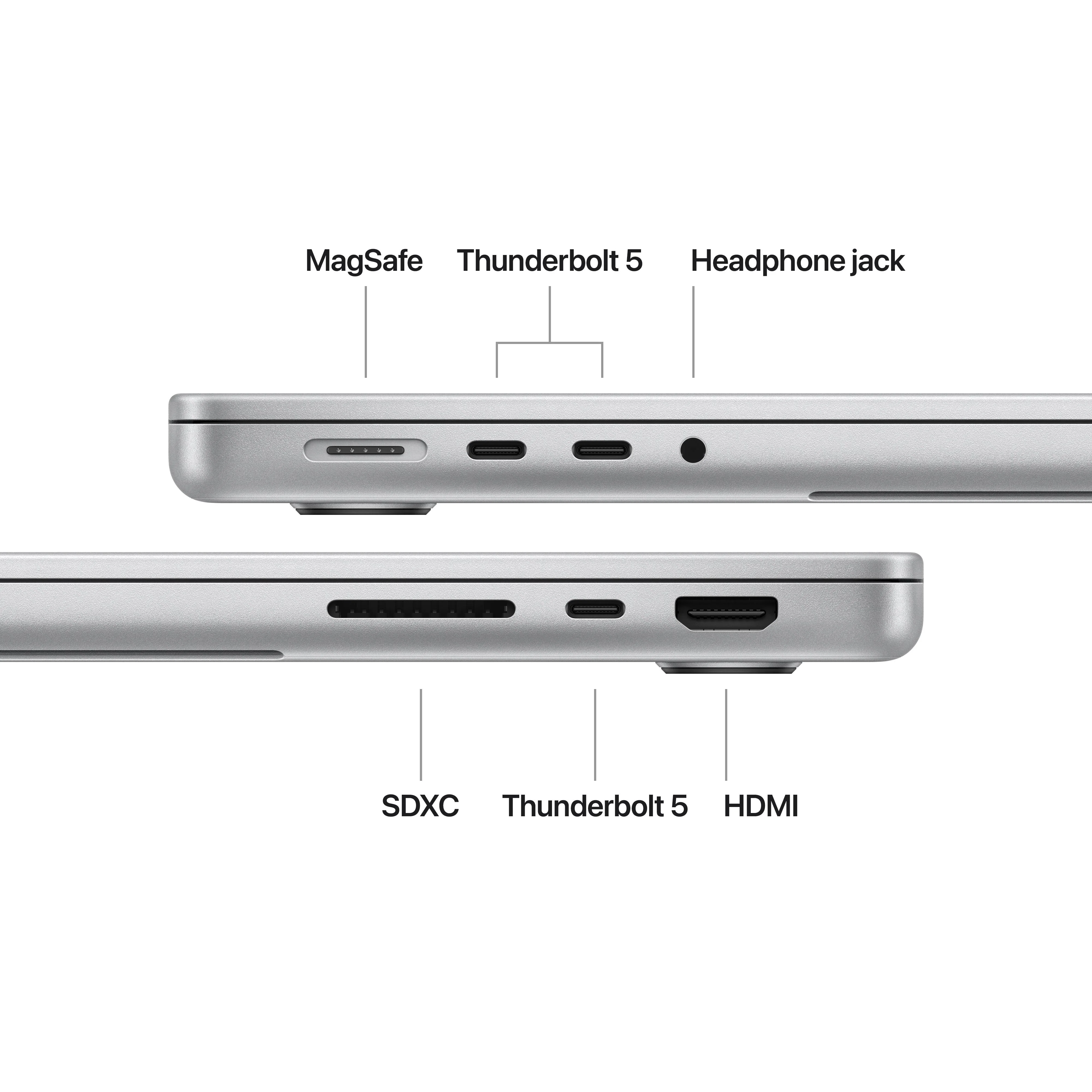 14-inch MacBook Pro: Apple M4 Max chip with 14‑core CPU and 32‑core GPU, 1TB SSD - Silver - Image 7