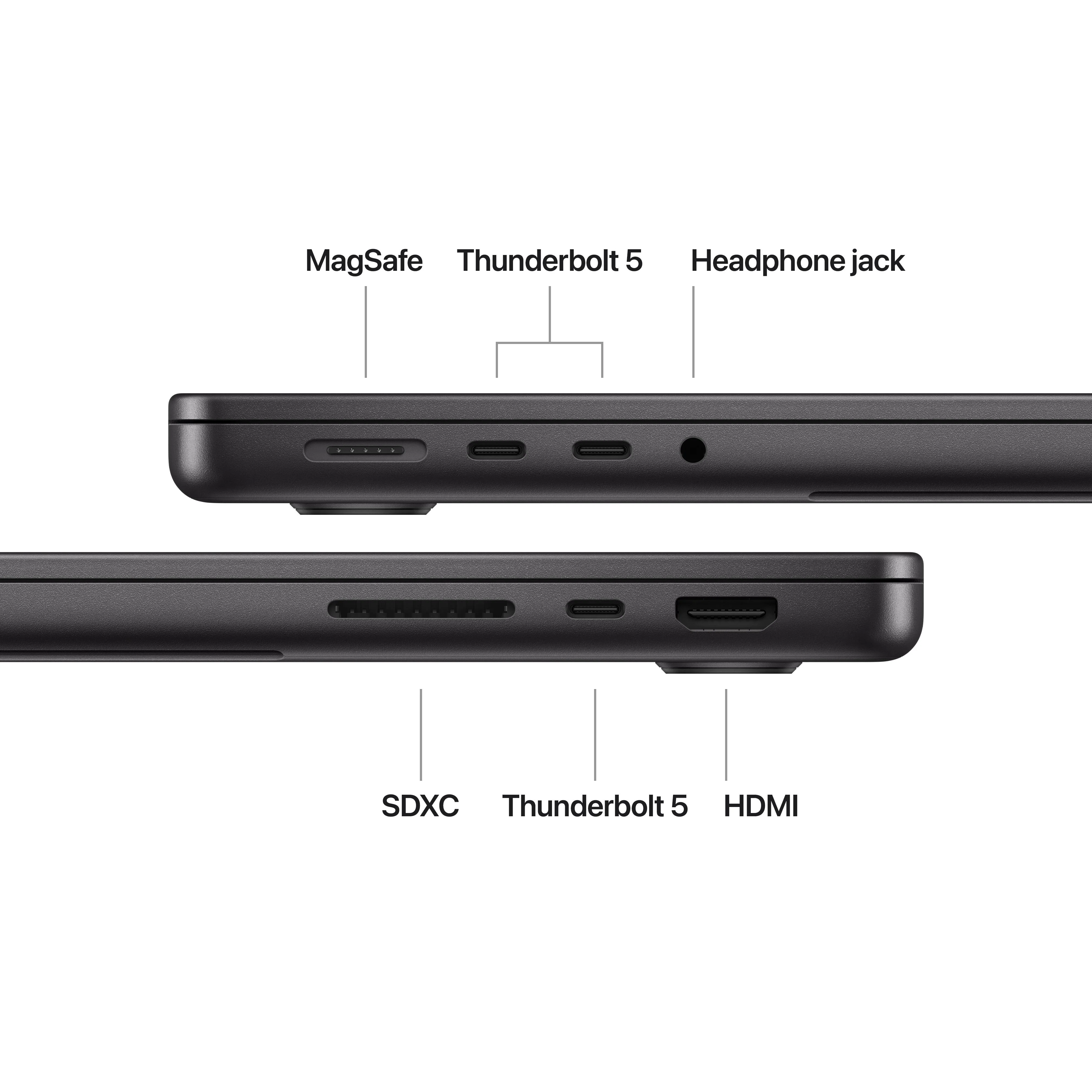 14-inch MacBook Pro: Apple M4 Pro chip with 14‑core CPU and 20‑core GPU, 1TB SSD - Space Black - Image 7