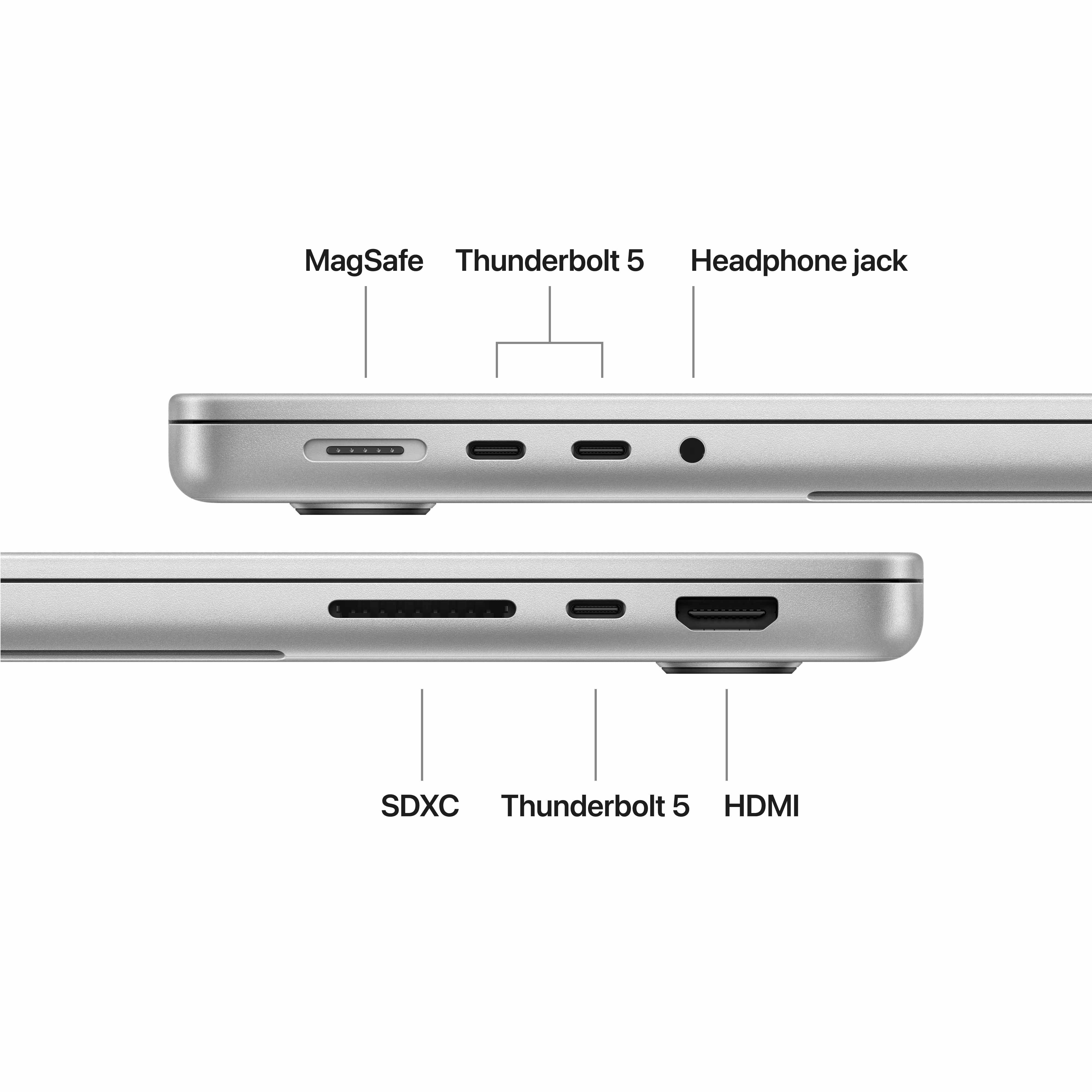 14-inch MacBook Pro: Apple M5 Pro chip with 15-core CPU and 16-core GPU, 1TB SSD - Silver - Image 7