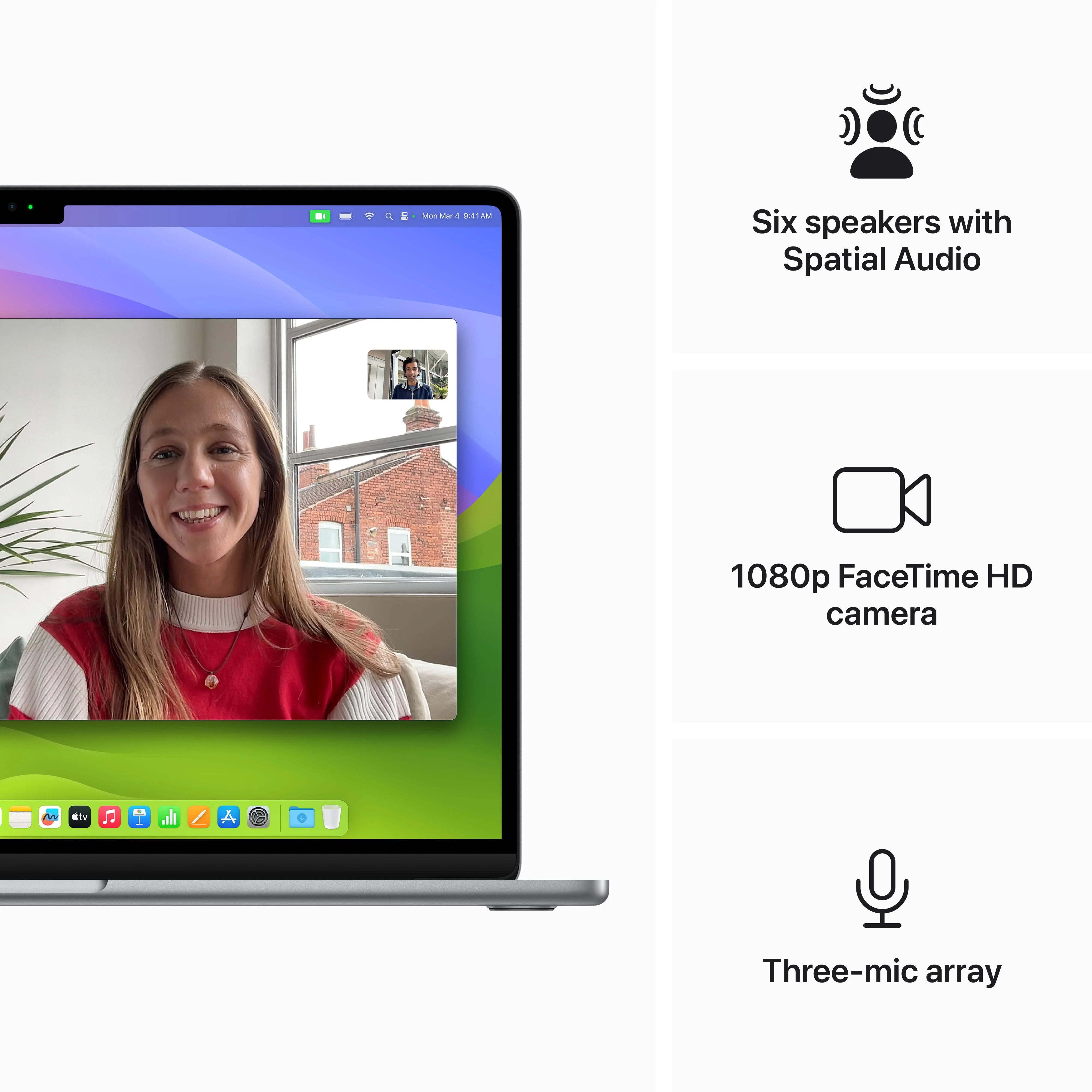 15-inch MacBook Air: Apple M3 chip with 8‑core CPU and 10‑core GPU, 512GB SSD - Space Grey - Image 6