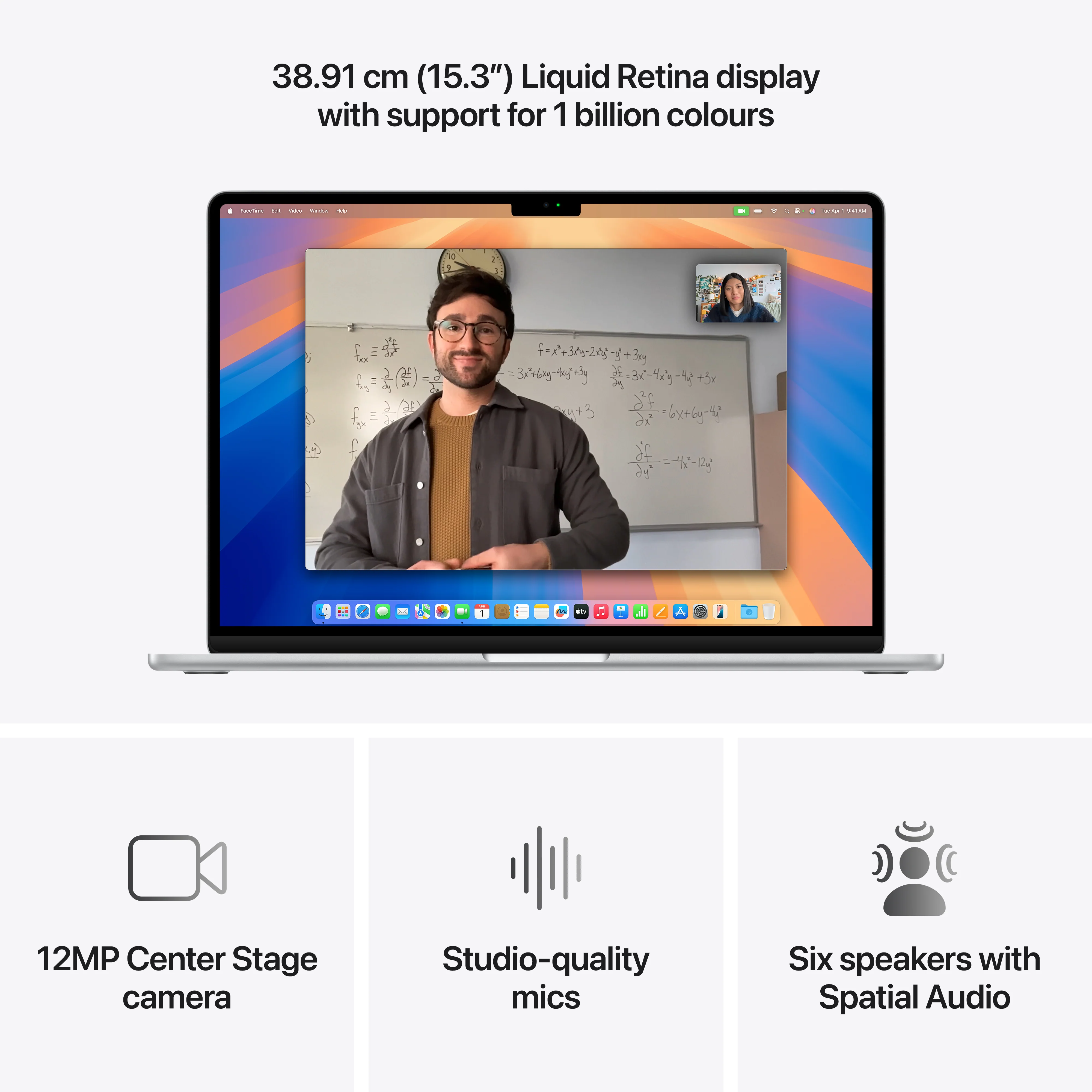15-inch MacBook Air: Apple M4 chip with 10-core CPU and 10-core GPU, 256GB SSD - Silver - Image 5