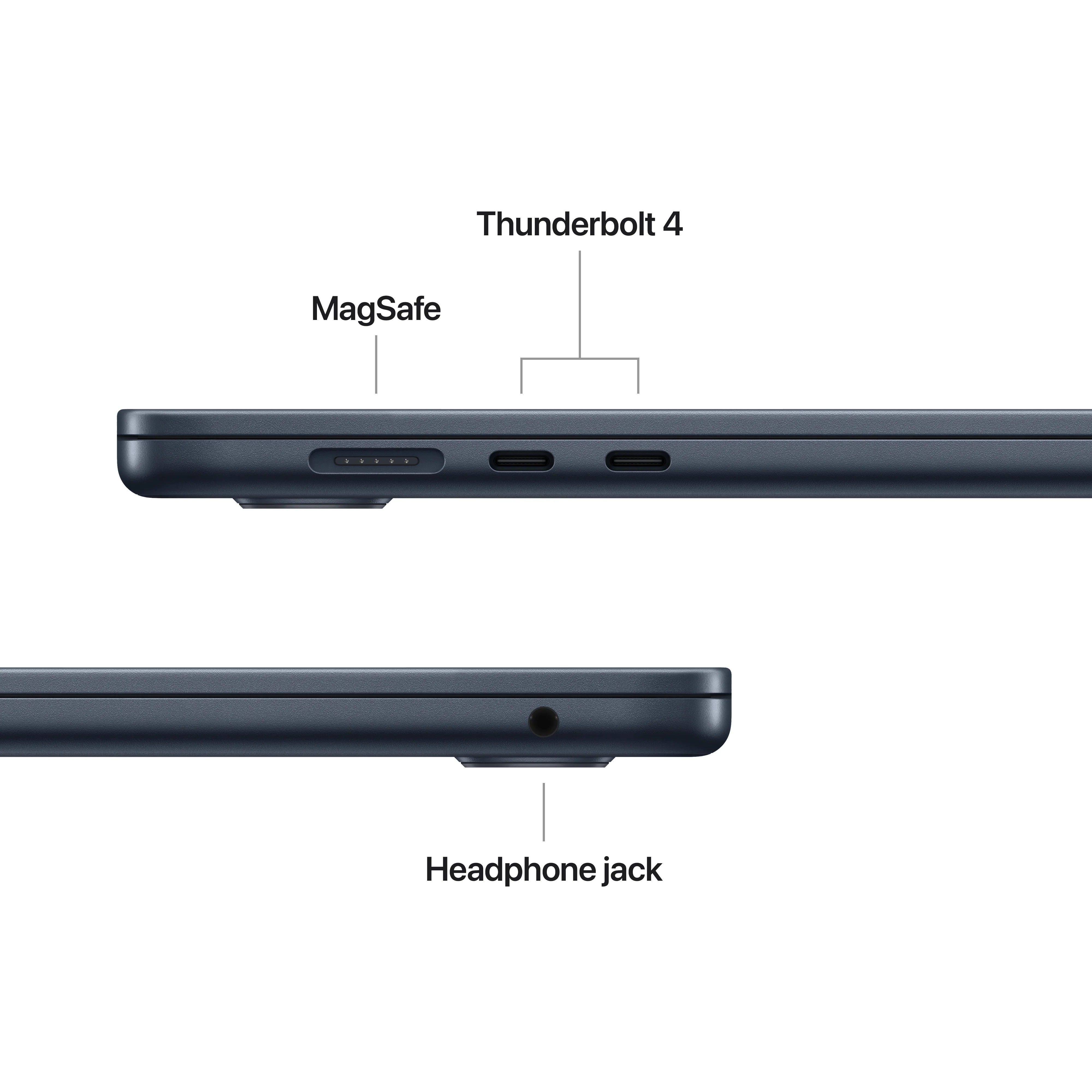 15-inch MacBook Air: Apple M4 chip with 10-core CPU and 10-core GPU, 512GB SSD - Midnight - Image 7