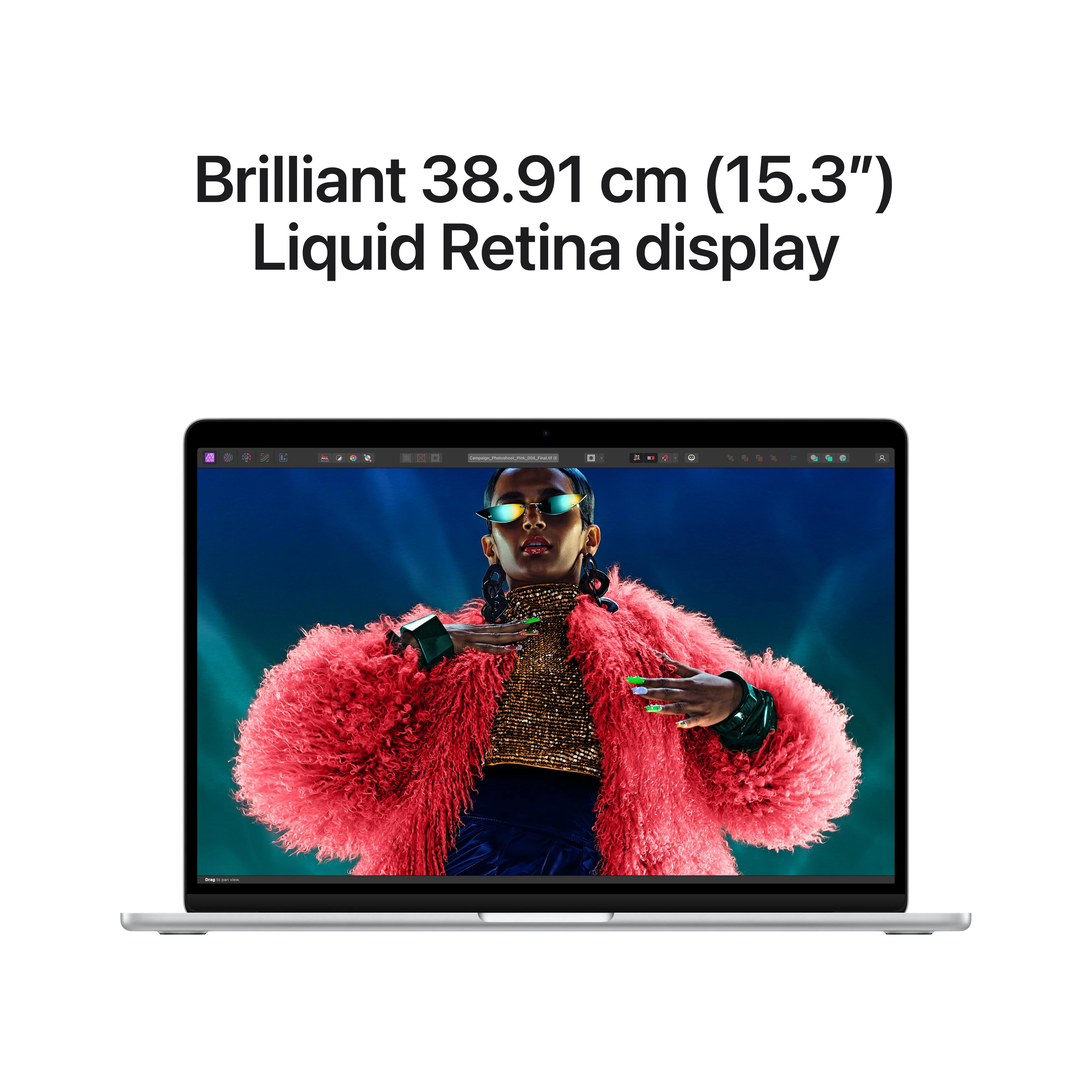 15-inch MacBook Air: Apple M3 chip with 8‑core CPU and 10‑core GPU, 512GB SSD - Silver - Image 5