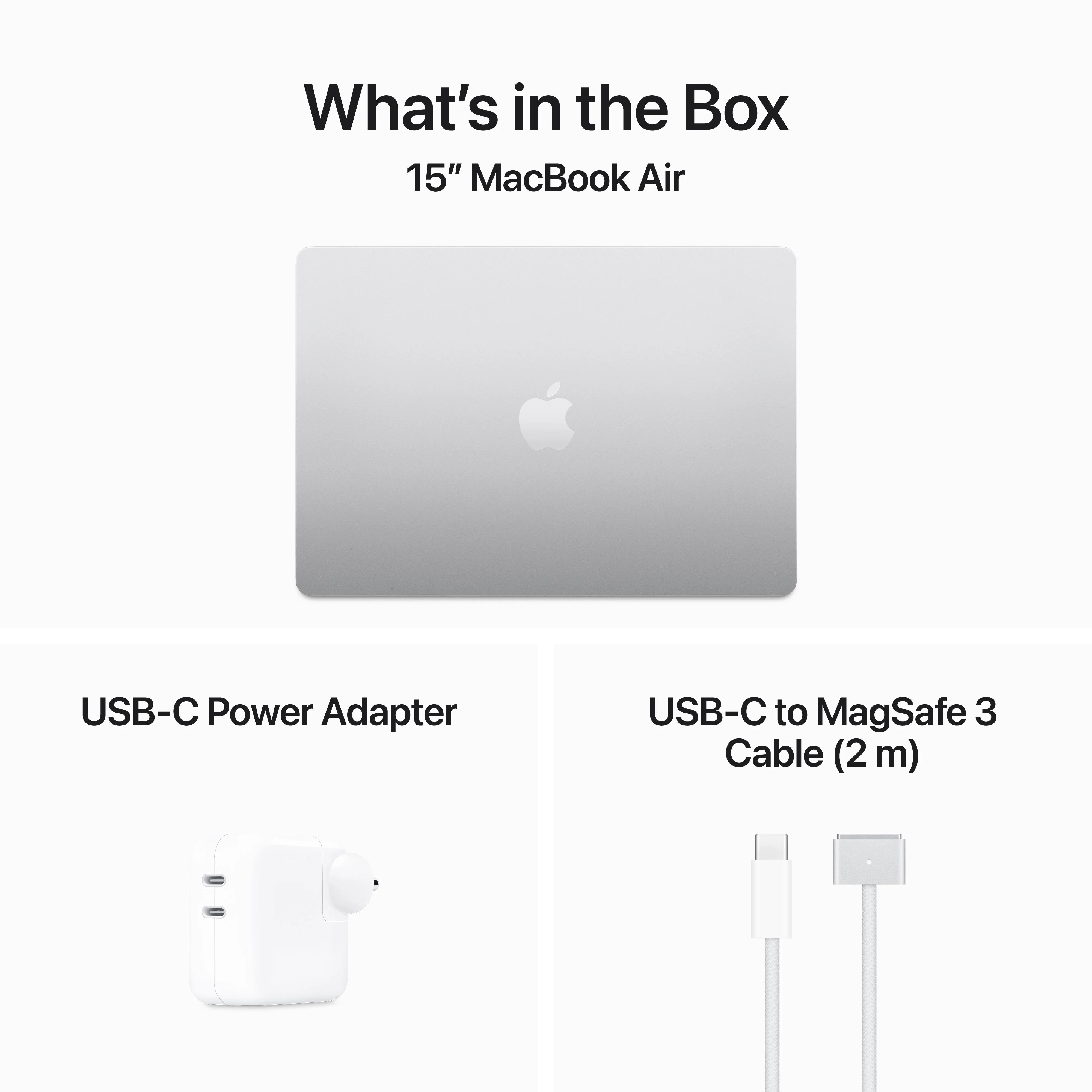 15-inch MacBook Air: Apple M3 chip with 8‑core CPU and 10‑core GPU, 512GB SSD - Silver - Image 9