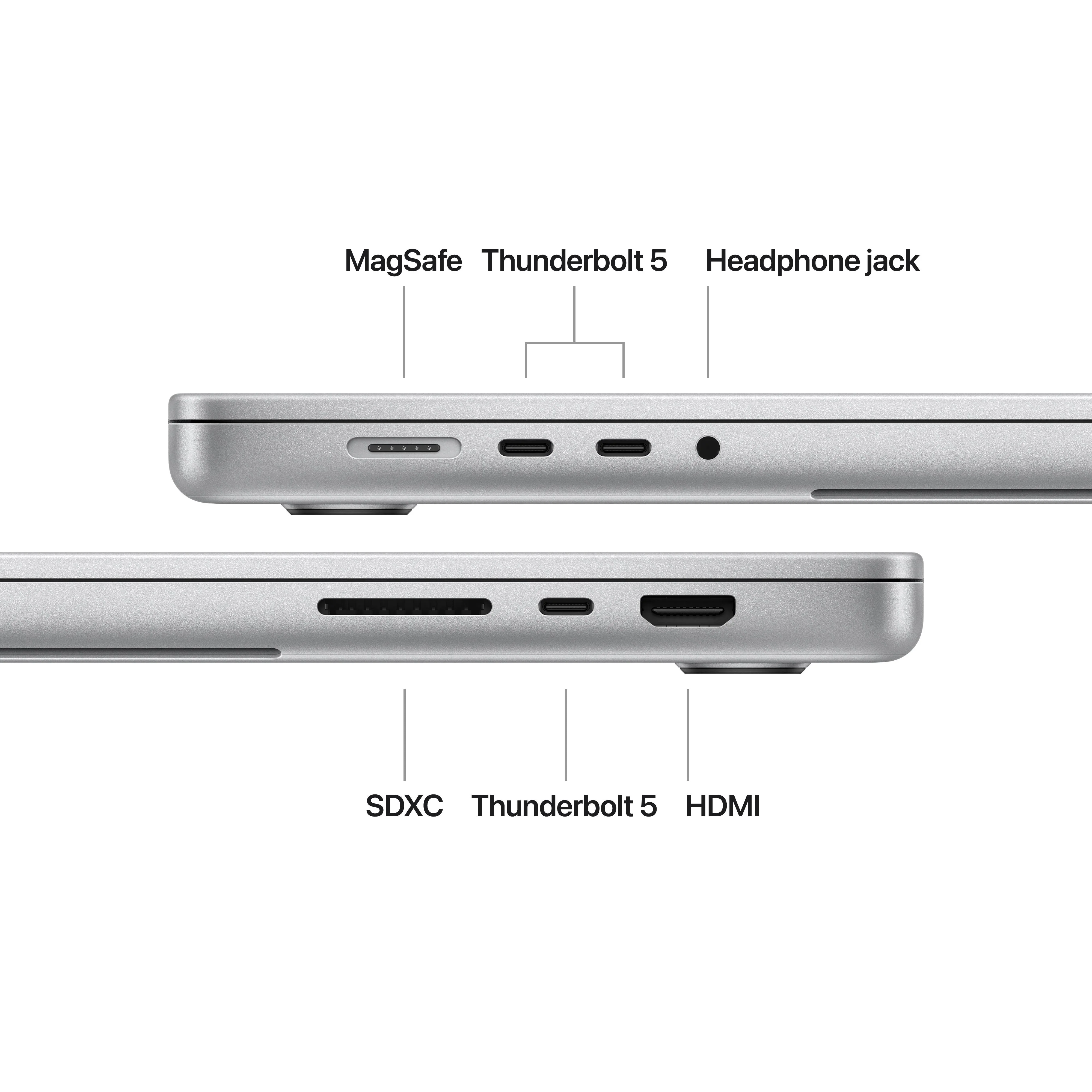 16-inch MacBook Pro: Apple M4 Pro chip with 14‑core CPU and 20‑core GPU, 512GB SSD - Silver - Image 7