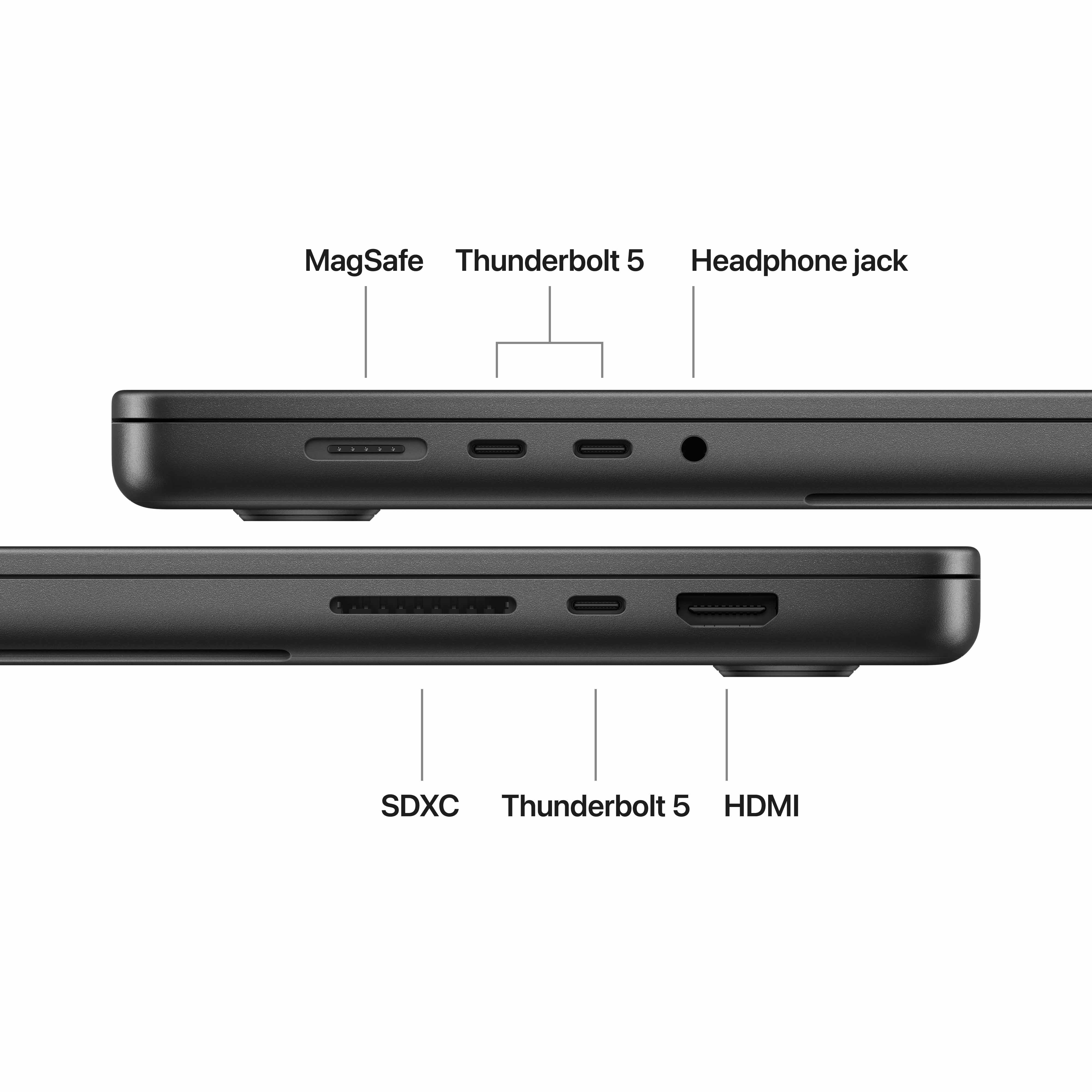 16-inch MacBook Pro: Apple M5 Pro chip with 18-core CPU and 20-core GPU, 1TB SSD - Space Black - Image 7