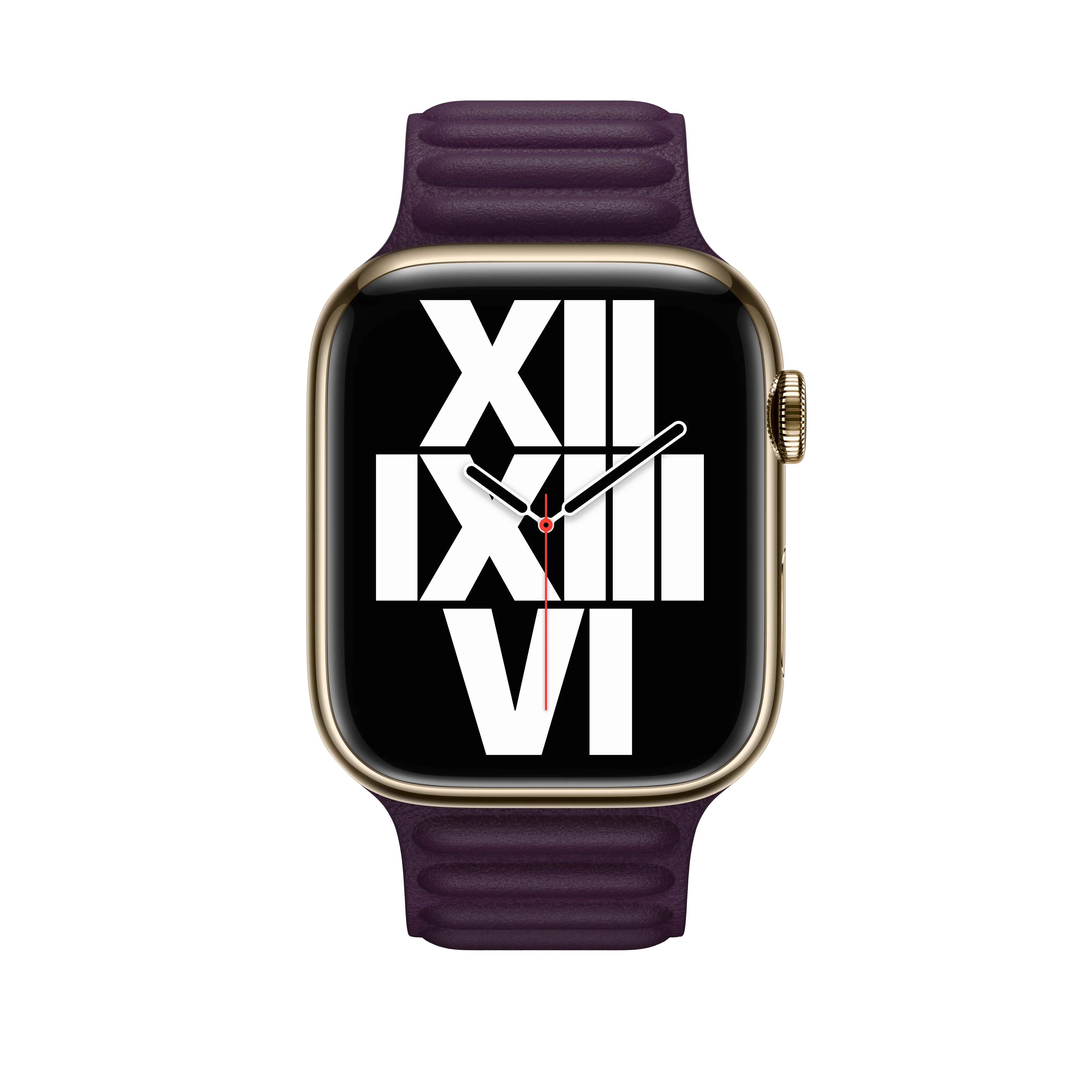 45mm Dark Cherry Leather Link - M/L - Image 3