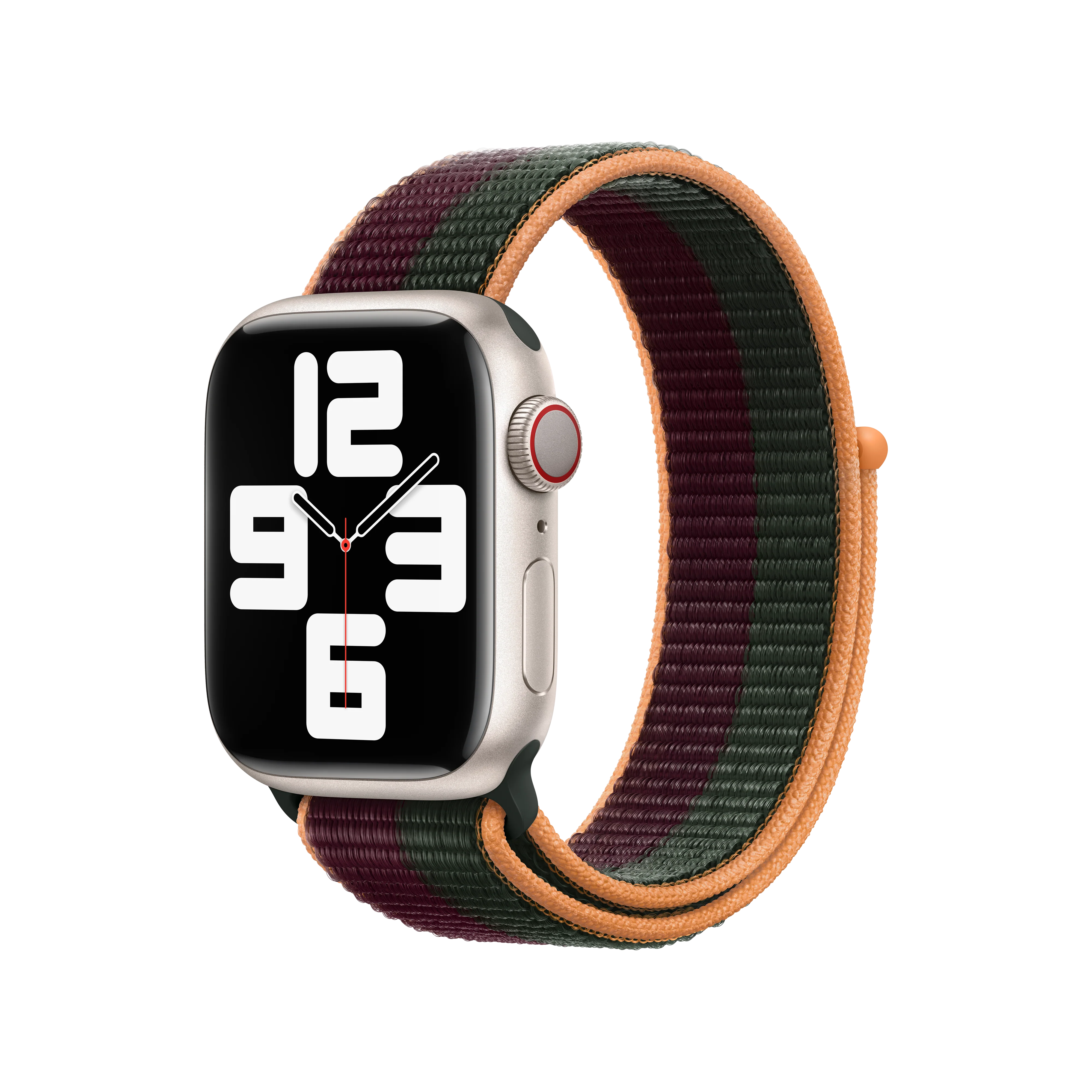 41mm Dark Cherry/Forest Green Sport Loop - Image 2