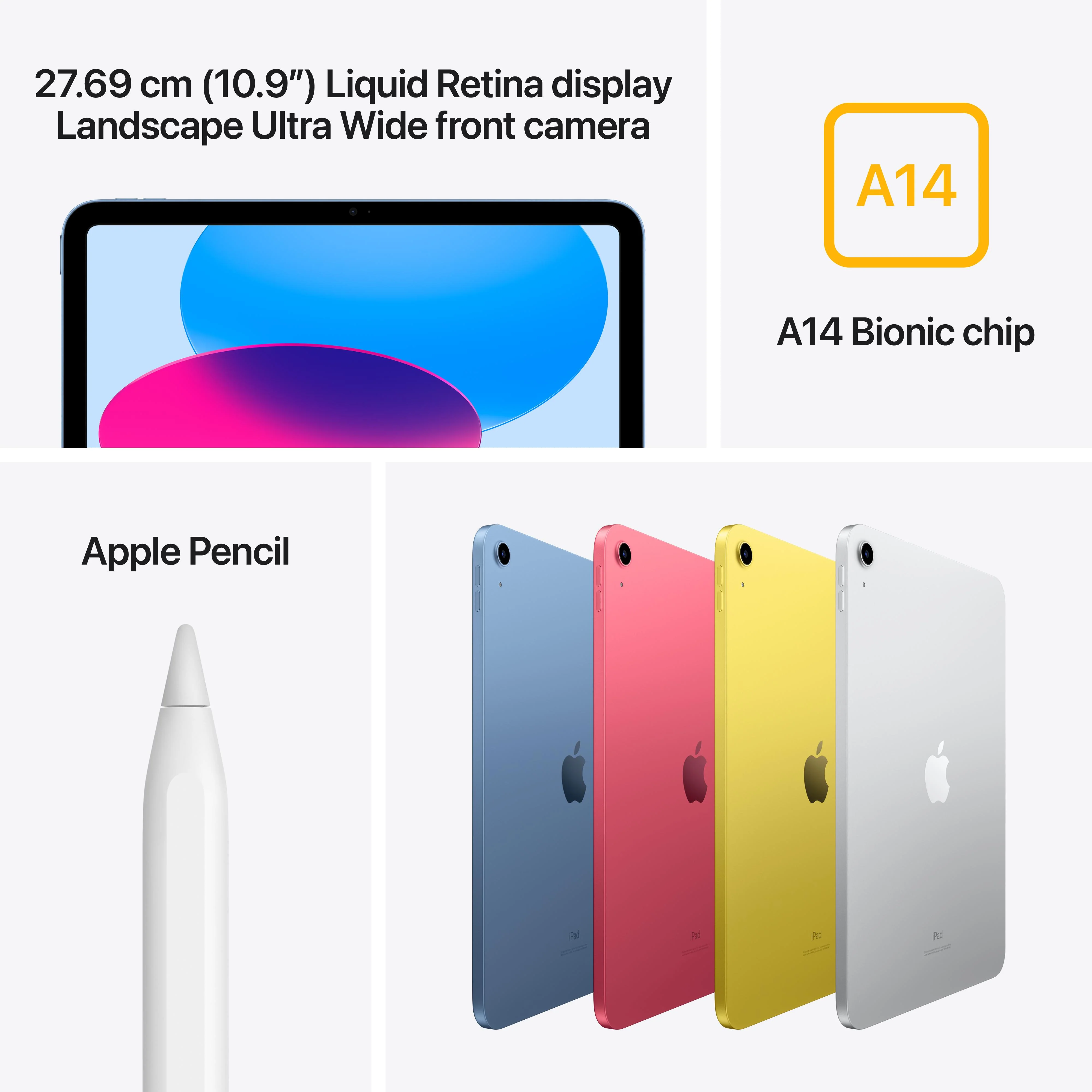 10.9-inch iPad Wi-Fi + Cellular 64GB - Silver (10th generation) - Image 6