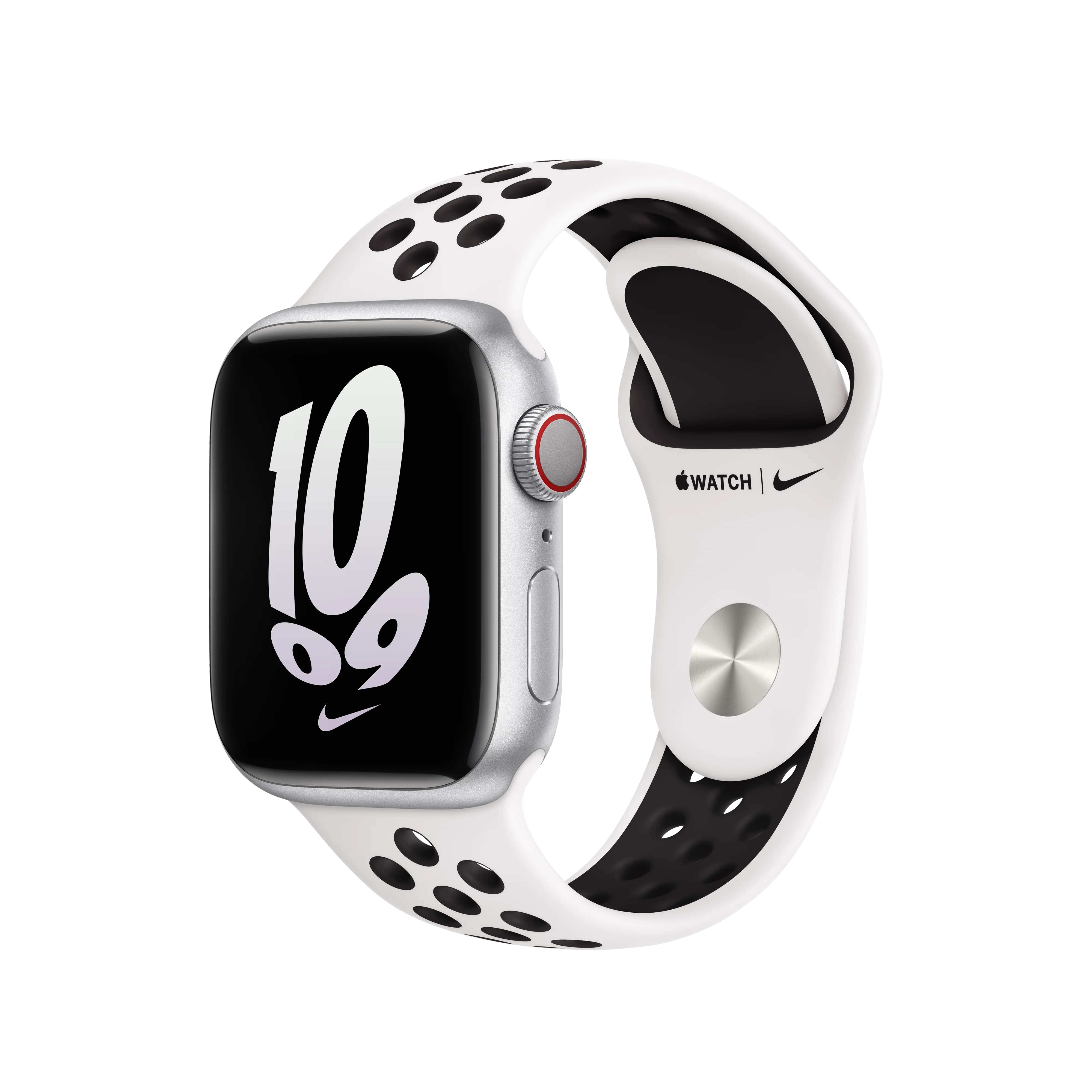 41mm Summit White/Black Nike Sport Band - Image 2