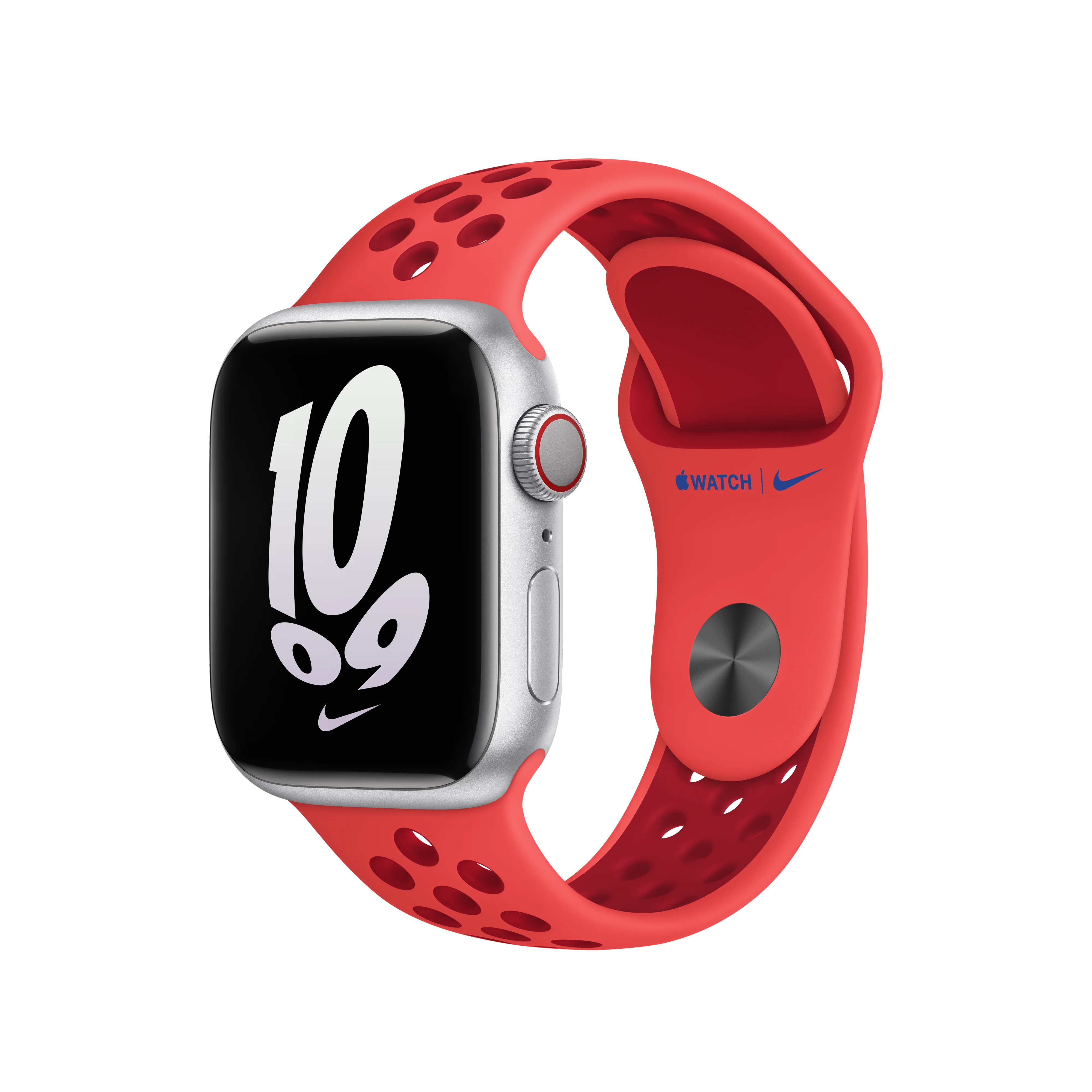41mm Bright Crimson/Gym Red Nike Sport Band - Image 2
