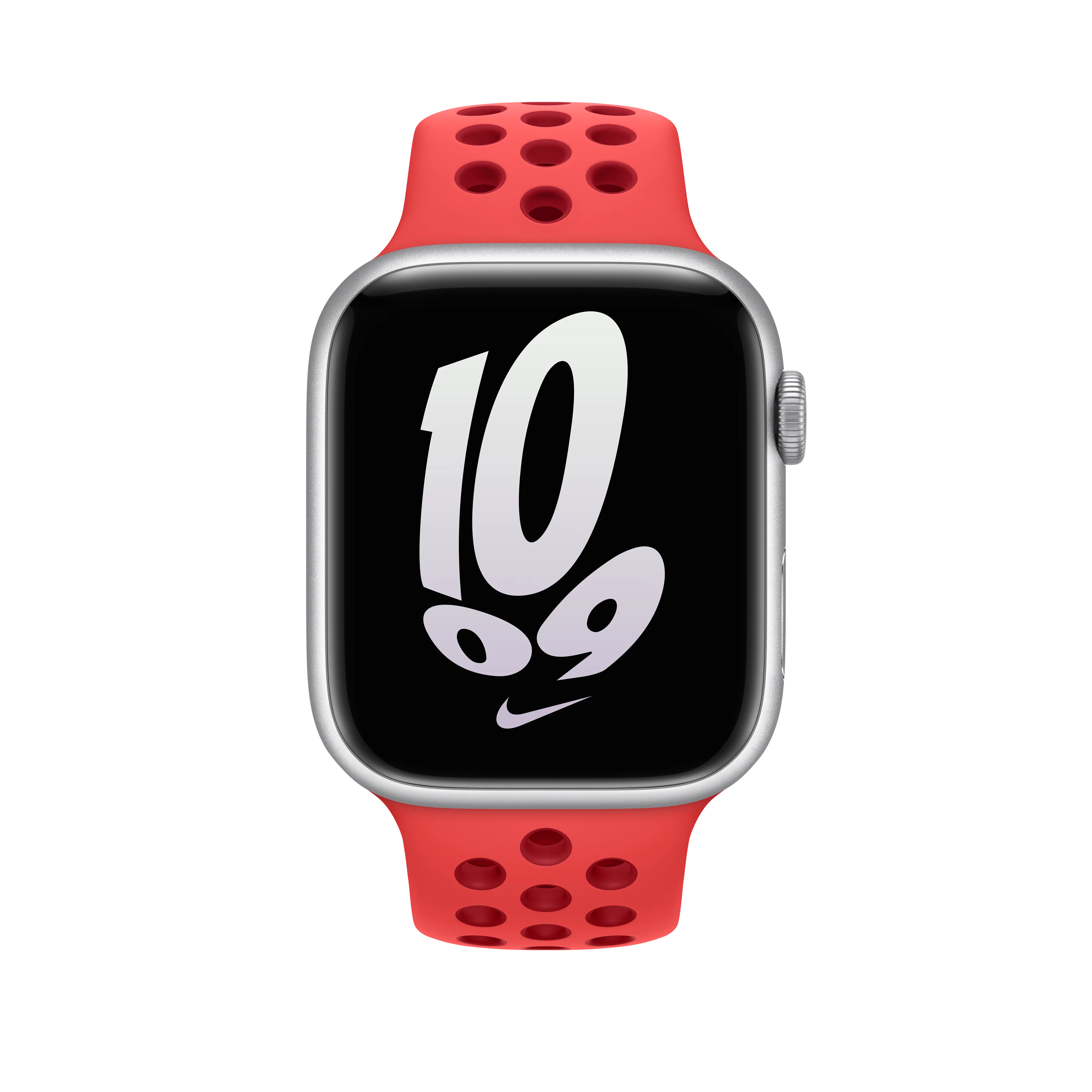 45mm Bright Crimson/Gym Red Nike Sport Band - Image 3