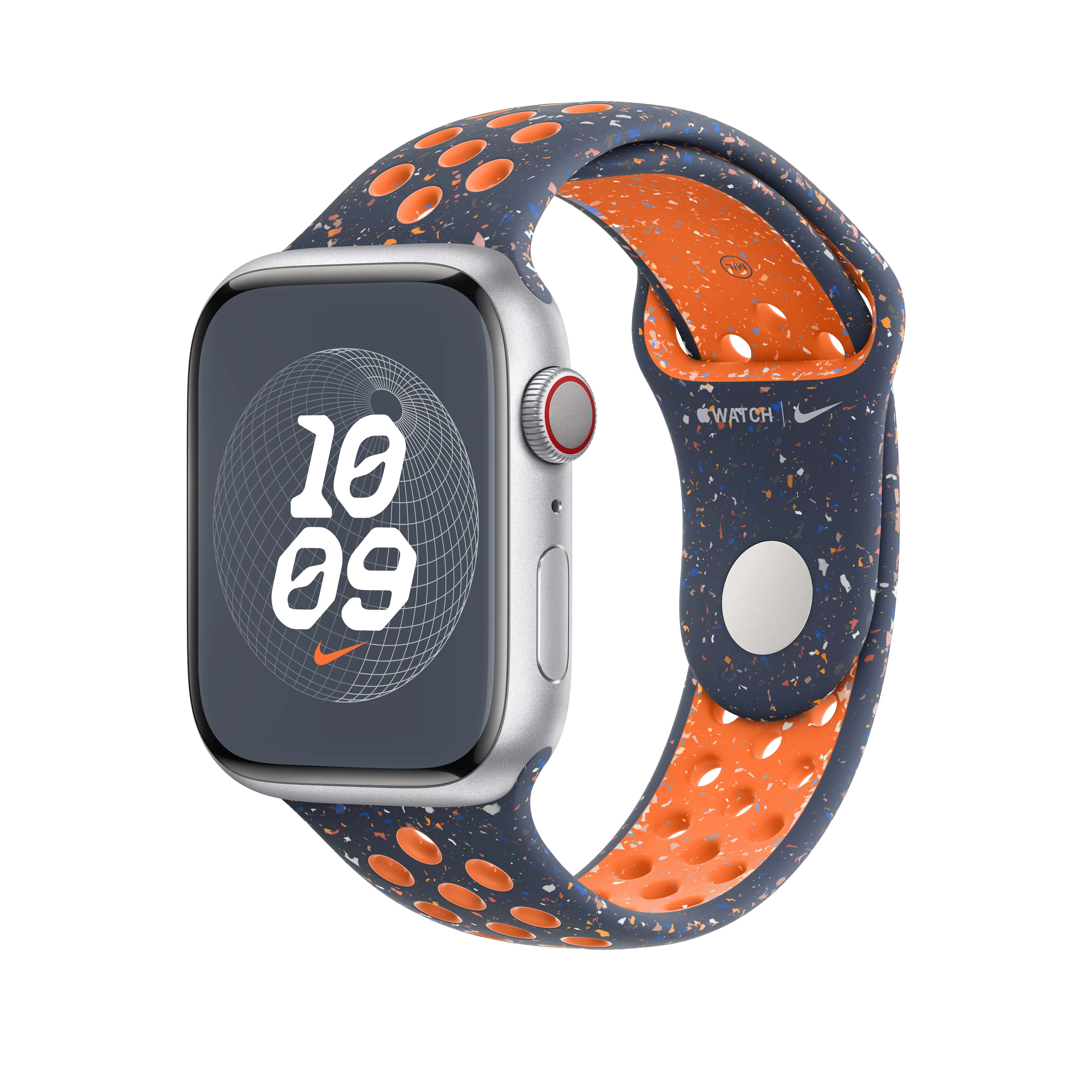 45mm Blue Flame Nike Sport Band - S/M - Image 2