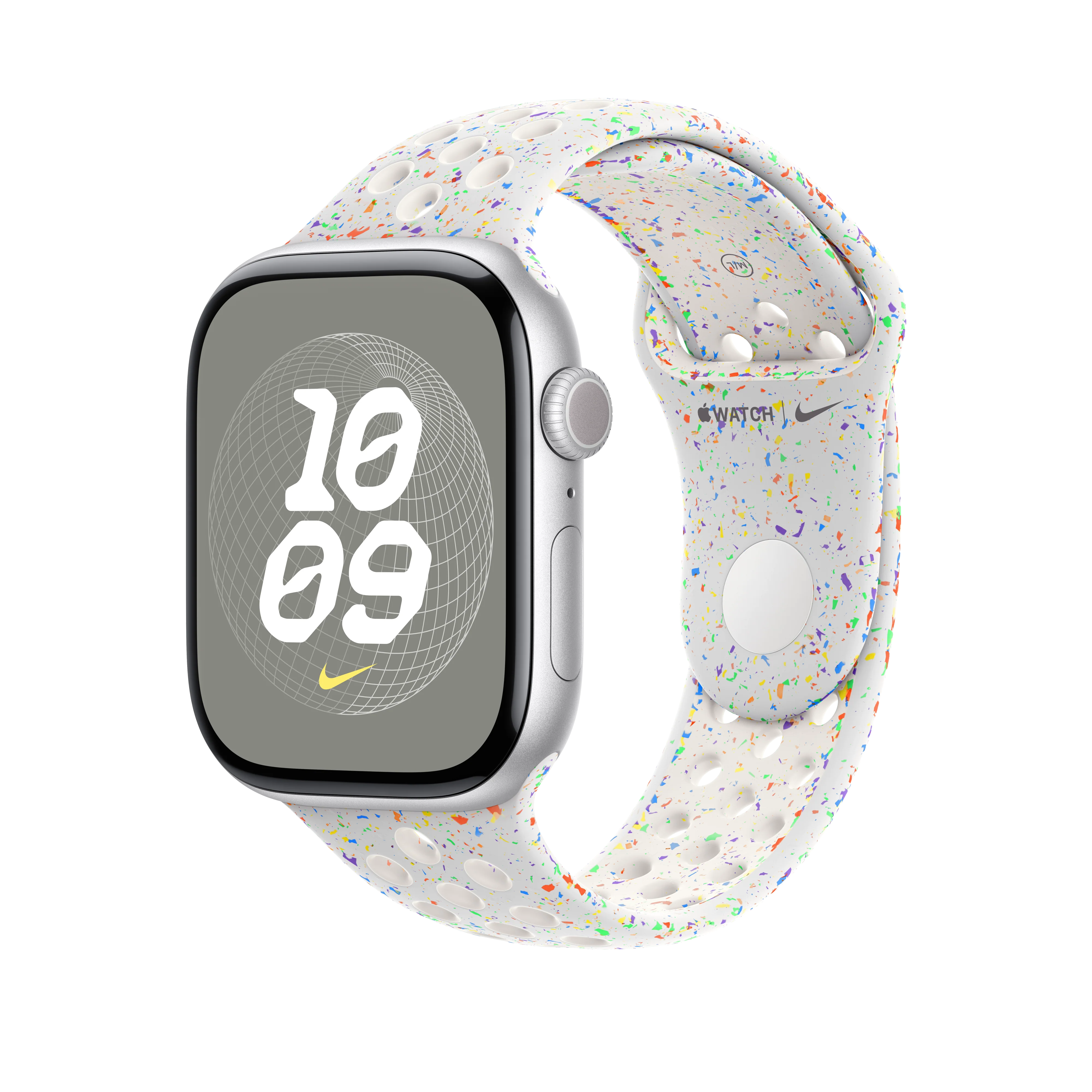 46mm Pure Platinum Nike Sport Band - S/M - Image 2
