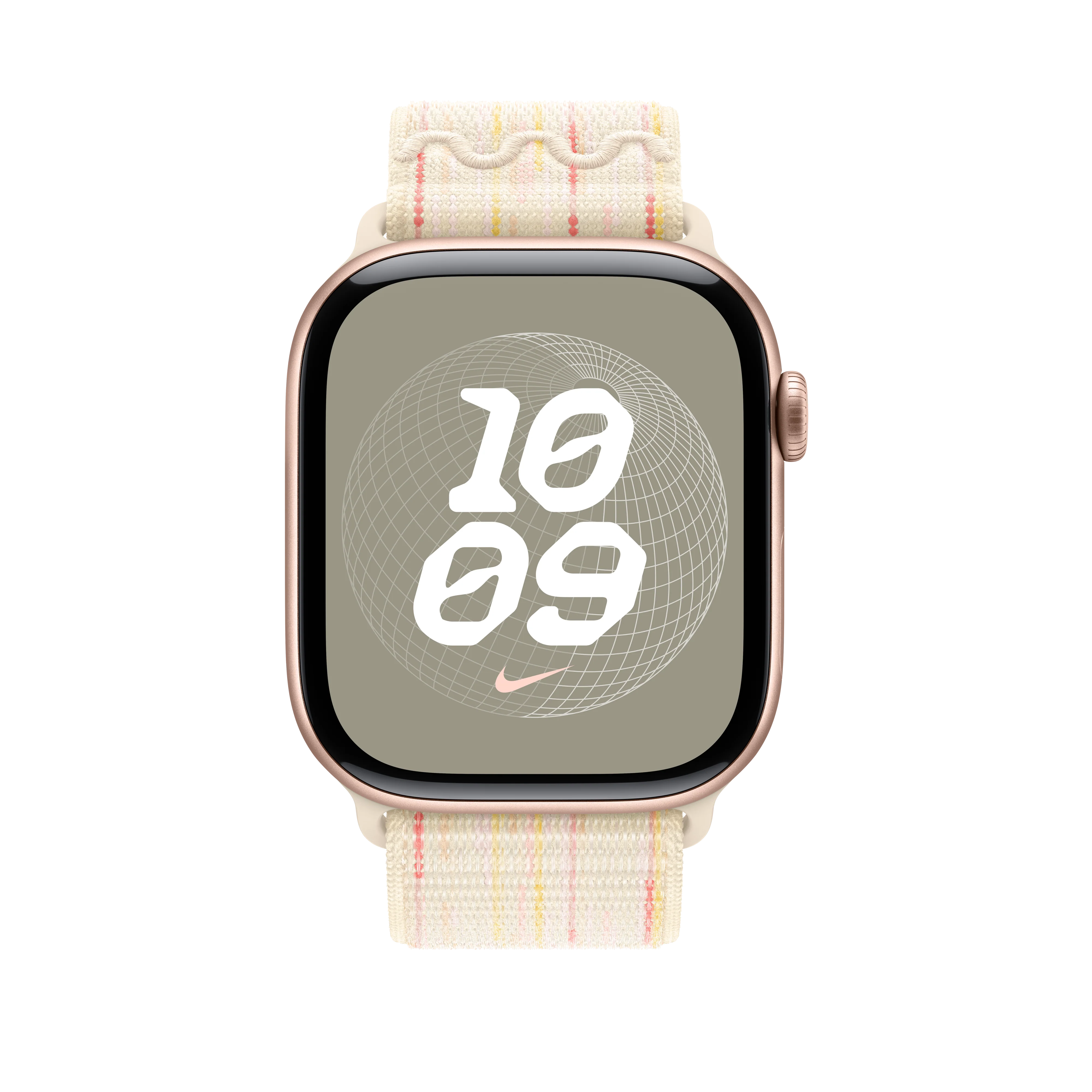46mm Starlight/Pink Nike Sport Loop - Image 3