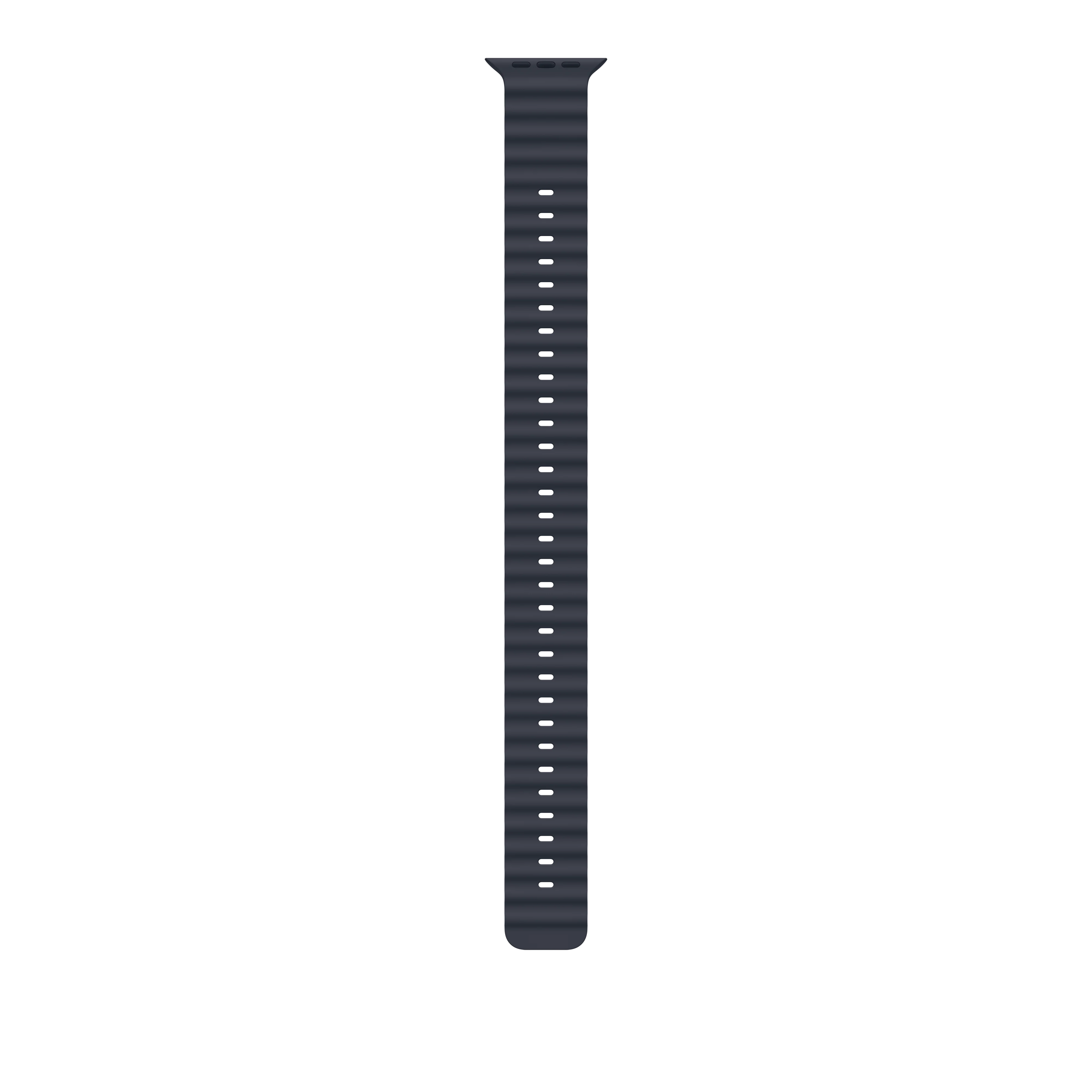 49mm Navy Ocean Band Extension - Natural Titanium Finish