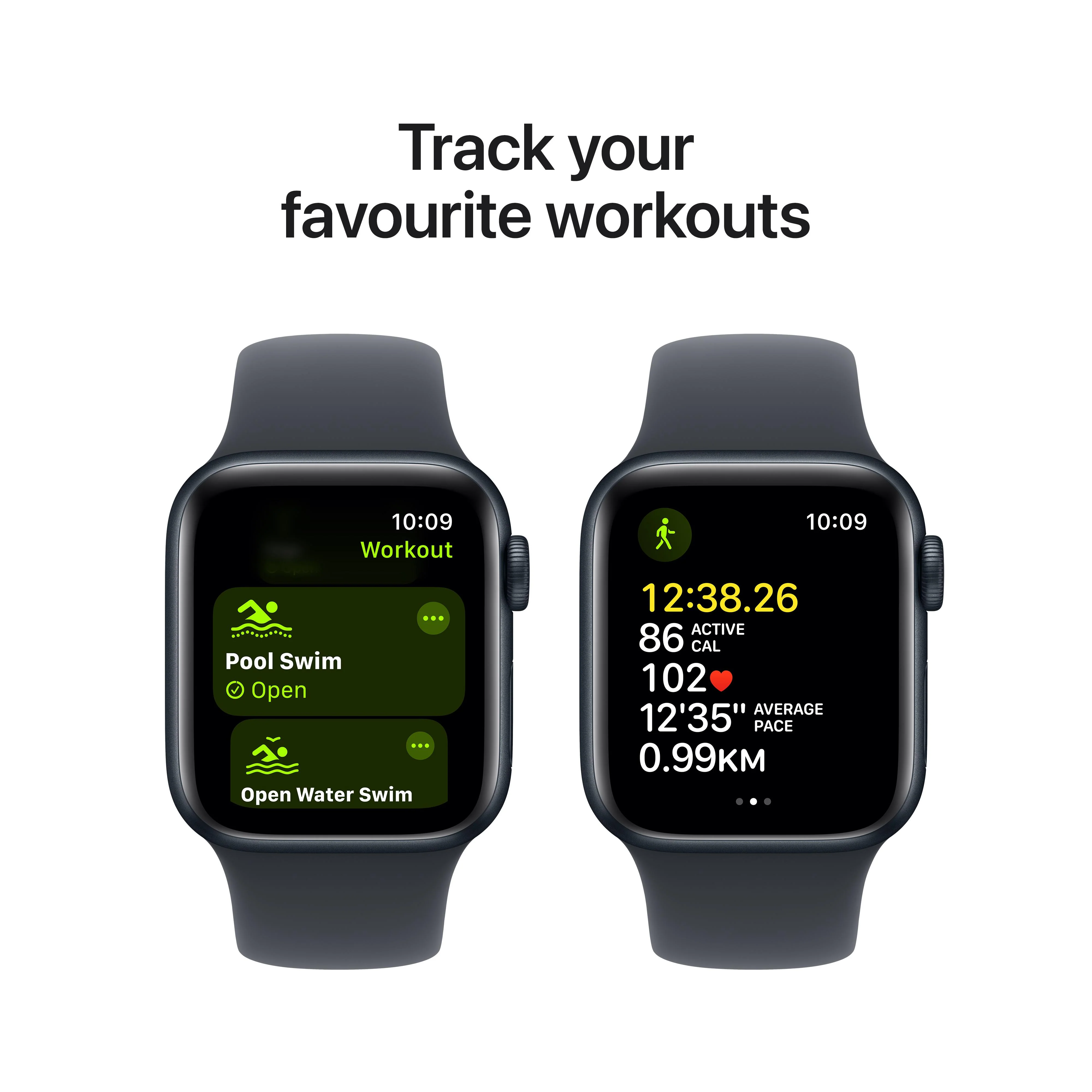 Apple Watch SE GPS + Cellular 40mm Midnight Aluminium Case with Midnight Sport Band - S/M - Image 6