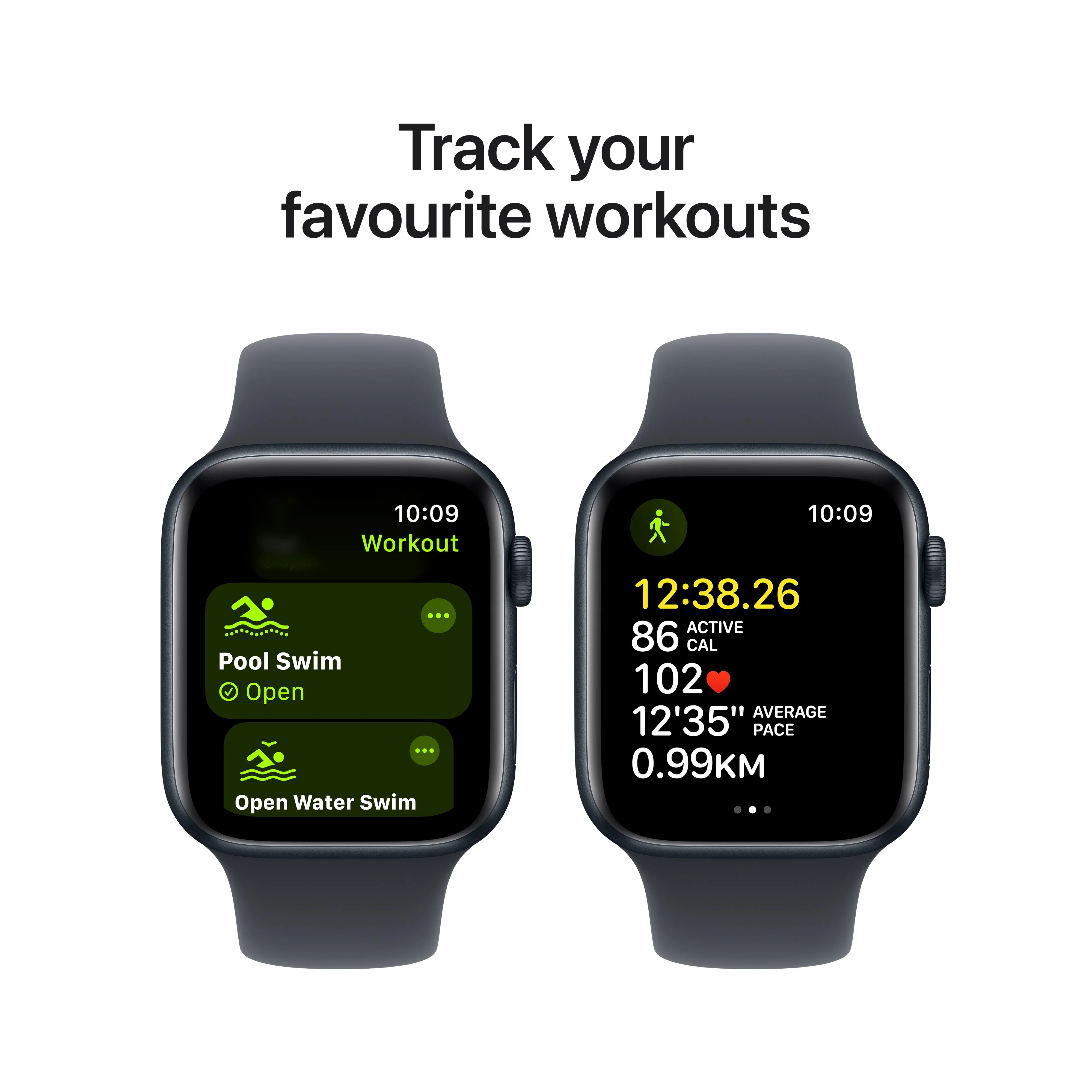 Apple Watch SE GPS + Cellular 44mm Midnight Aluminium Case with Midnight Sport Band - M/L - Image 6