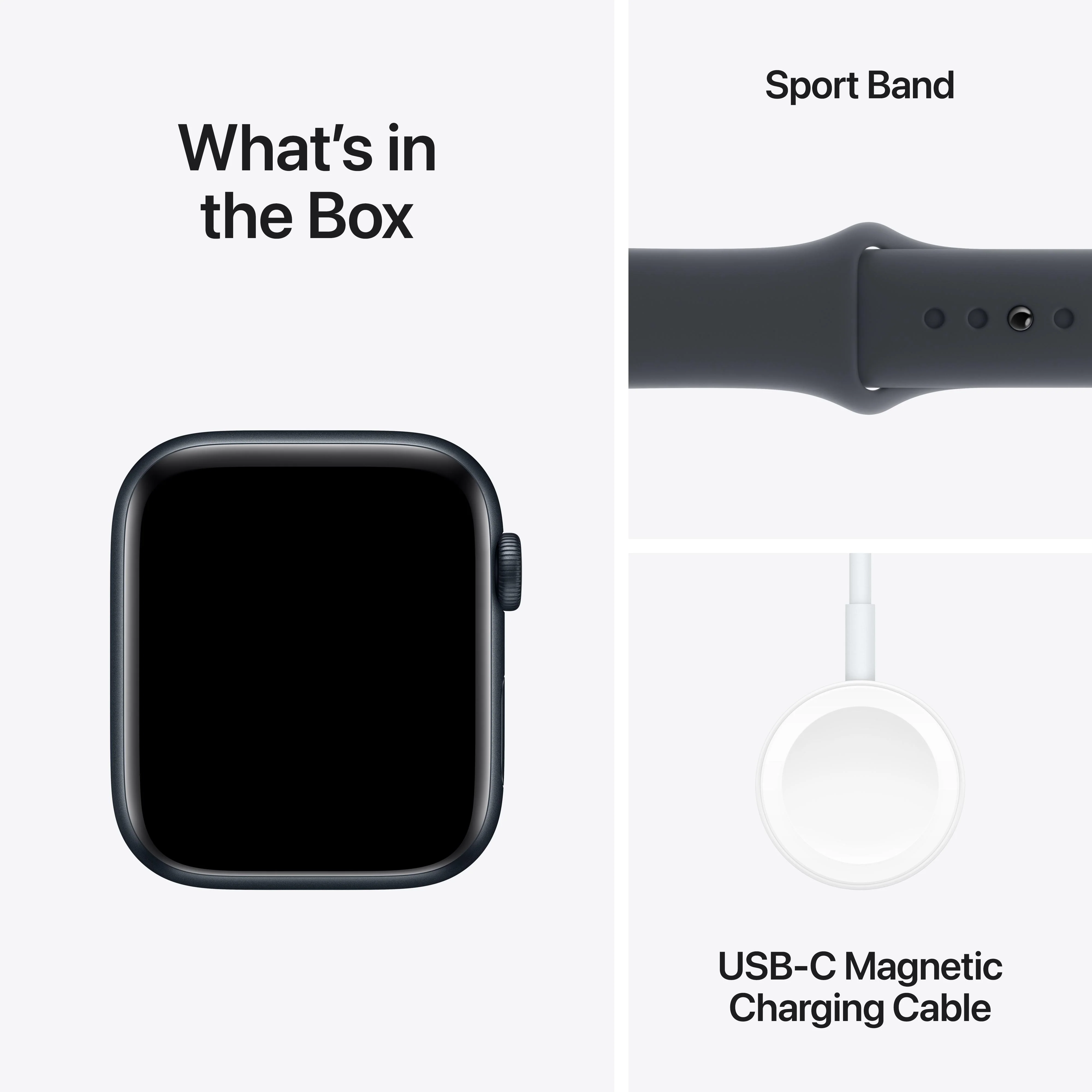Apple Watch SE GPS + Cellular 44mm Midnight Aluminium Case with Midnight Sport Band - M/L - Image 7