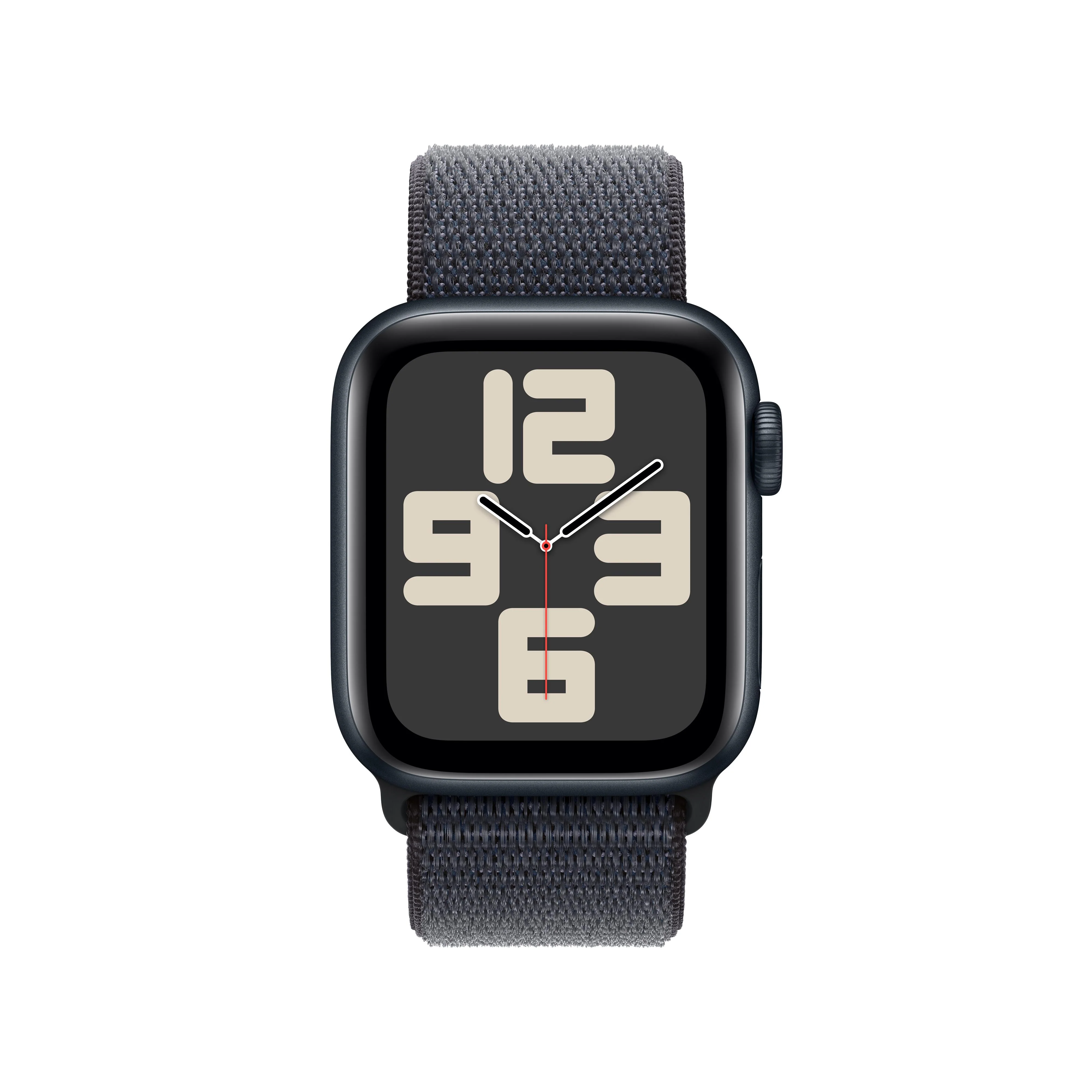 Apple Watch SE GPS 40mm Midnight Aluminium Case with Ink Sport Loop - Image 2
