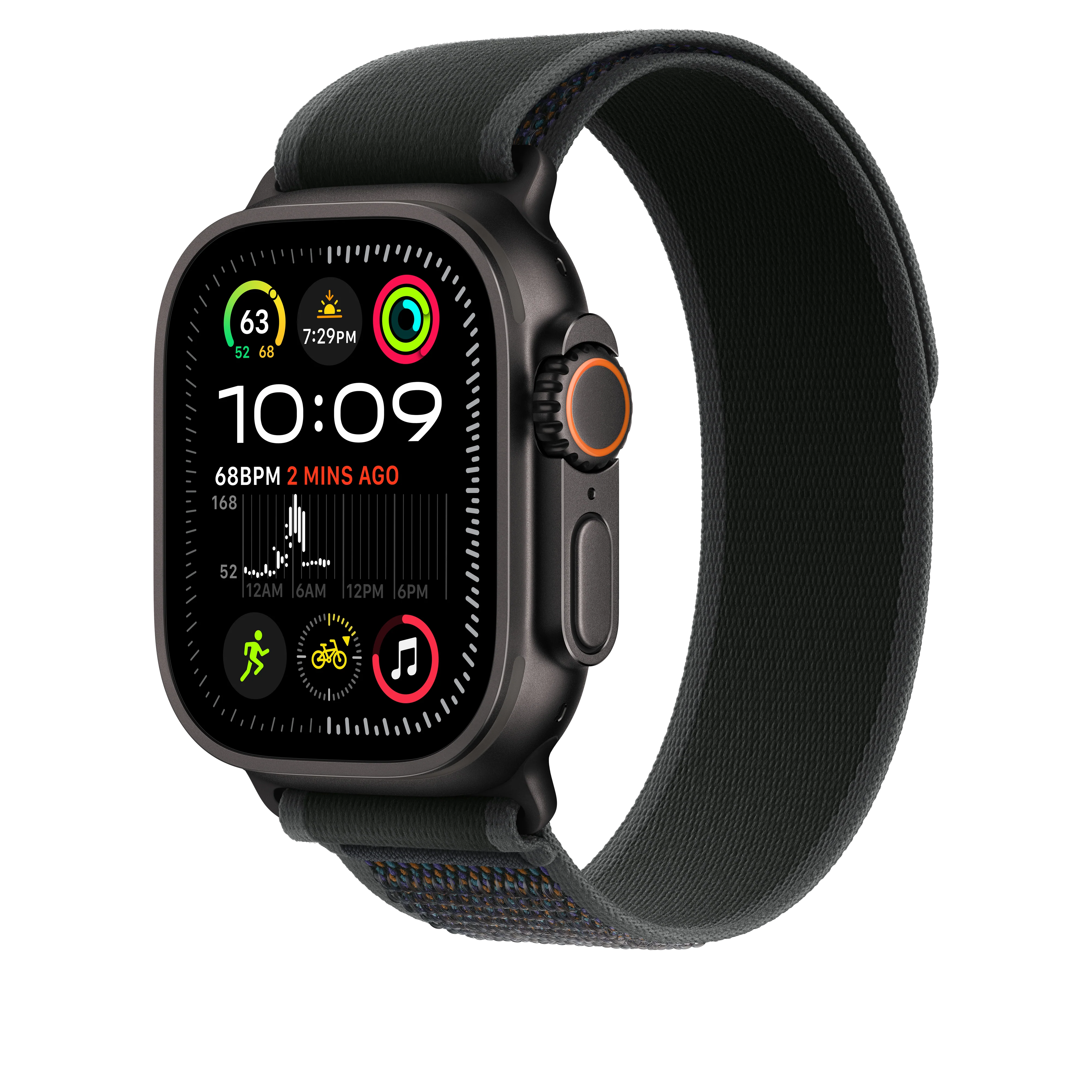 49mm Black Trail Loop - S/M - Black Titanium Finish - Image 2