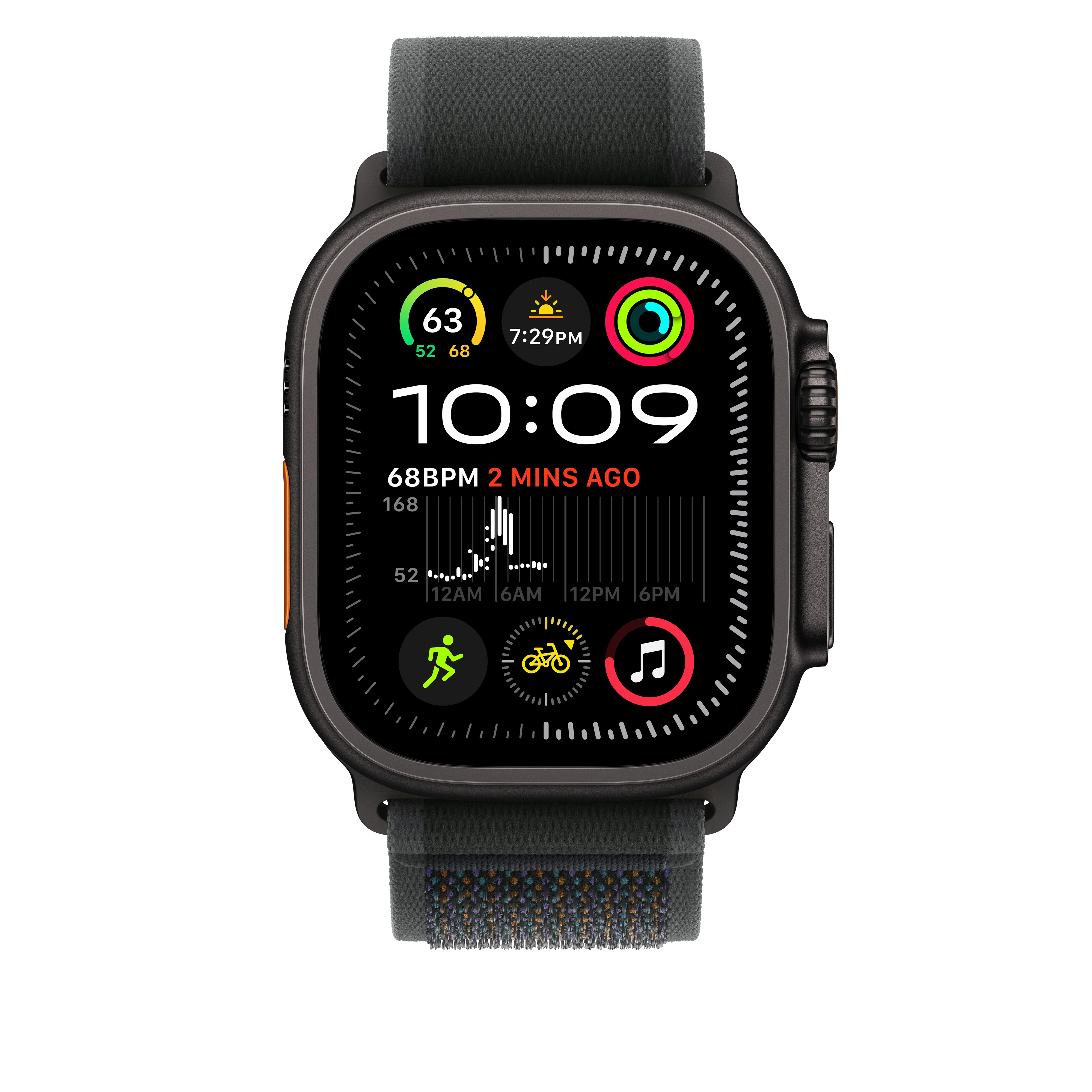 49mm Black Trail Loop - M/L - Black Titanium Finish - Image 3