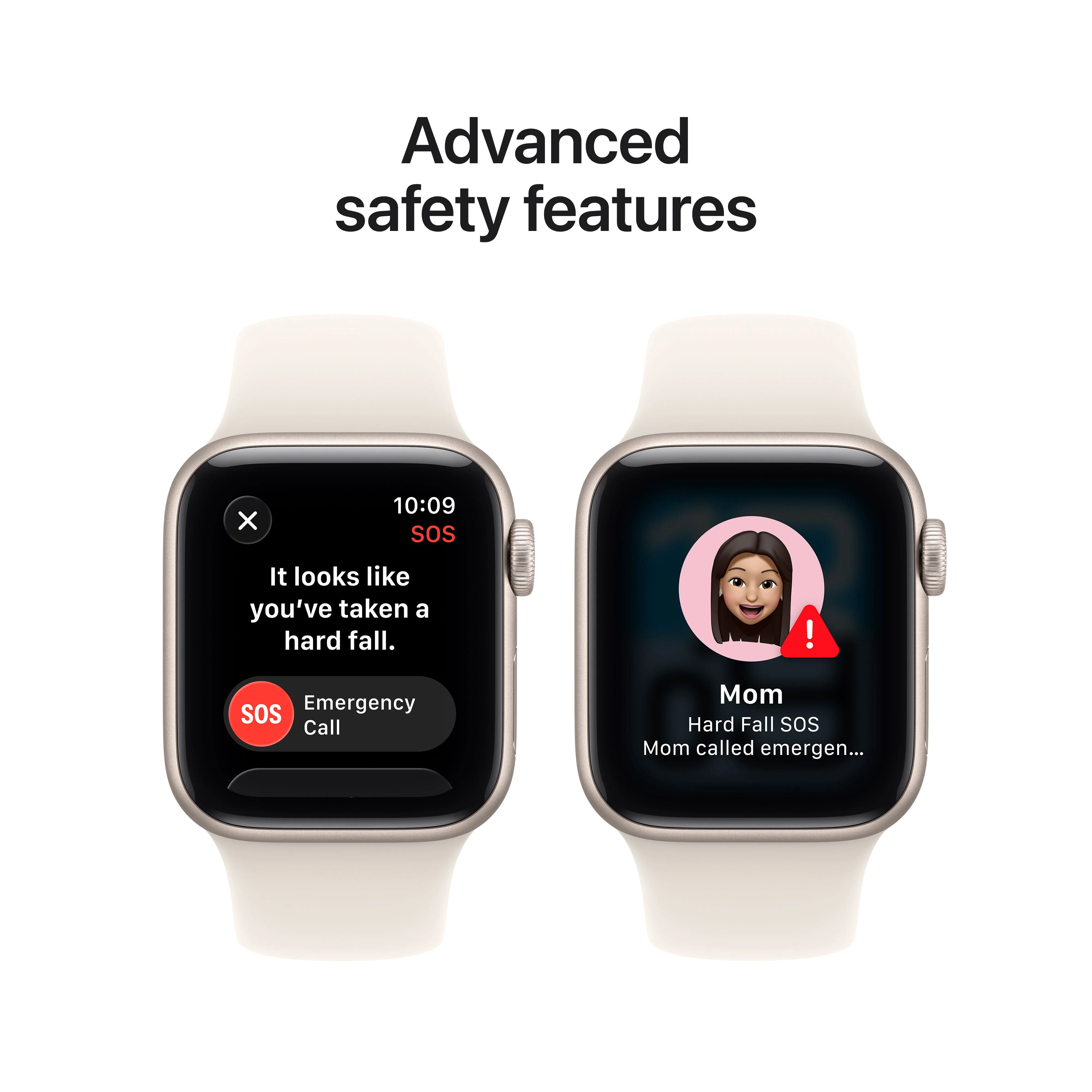 Apple Watch SE 3 GPS 40mm Starlight Aluminium Case with Starlight Sport Band - S/M - Image 7