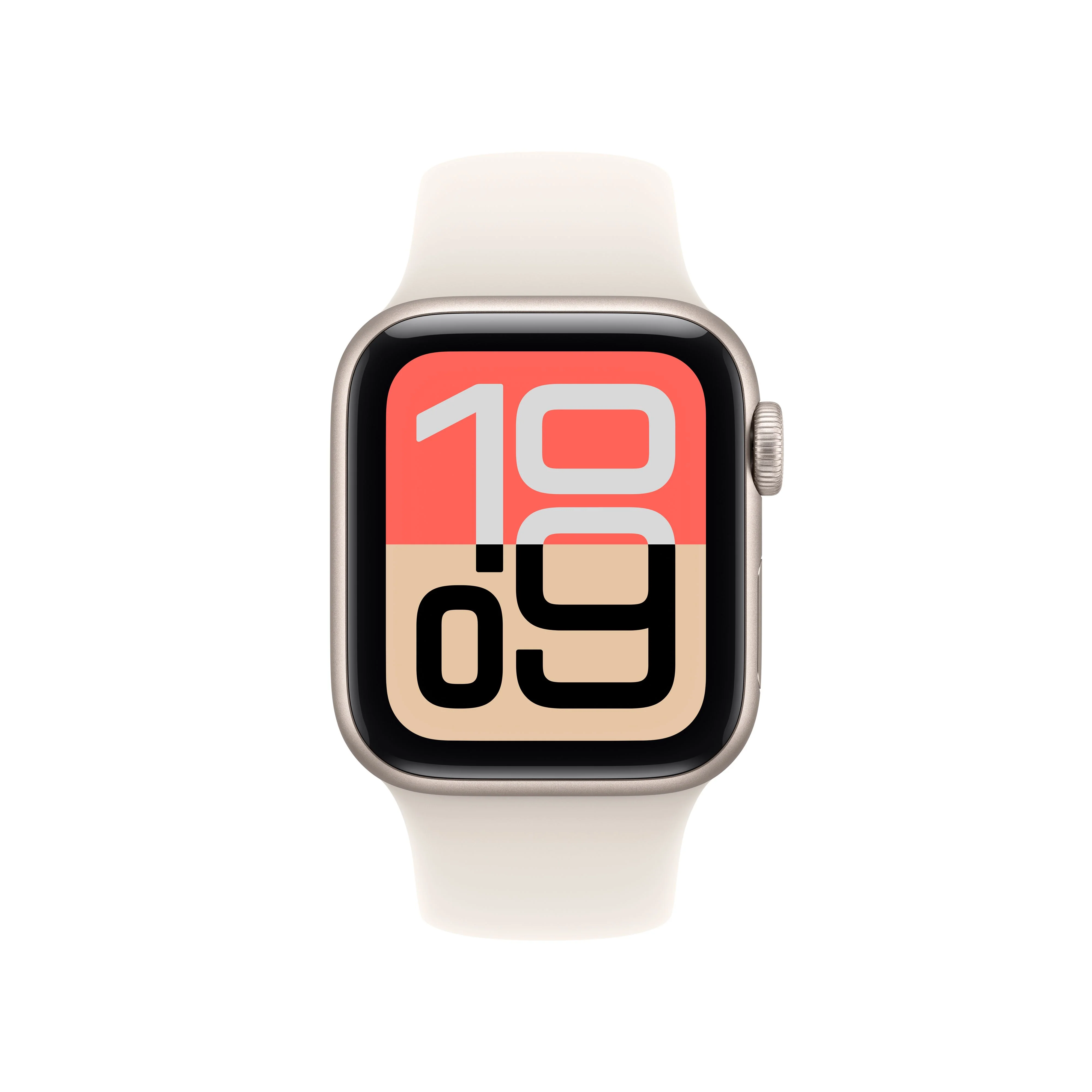Apple Watch SE 3 GPS + Cellular 40mm Starlight Aluminium Case with Starlight Sport Band - M/L - Image 2