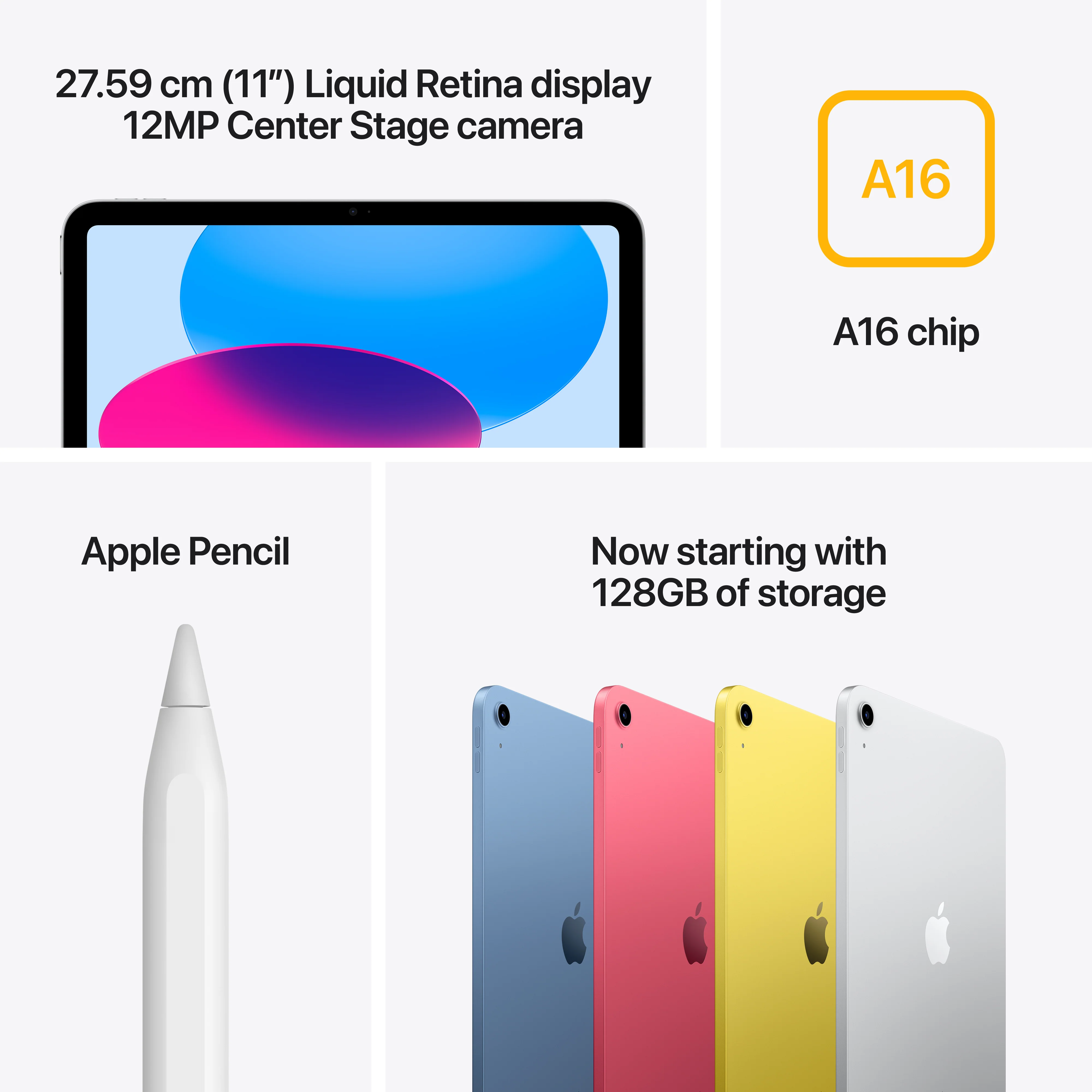 iPad Wi-Fi 512GB - Silver (A16) - Image 7