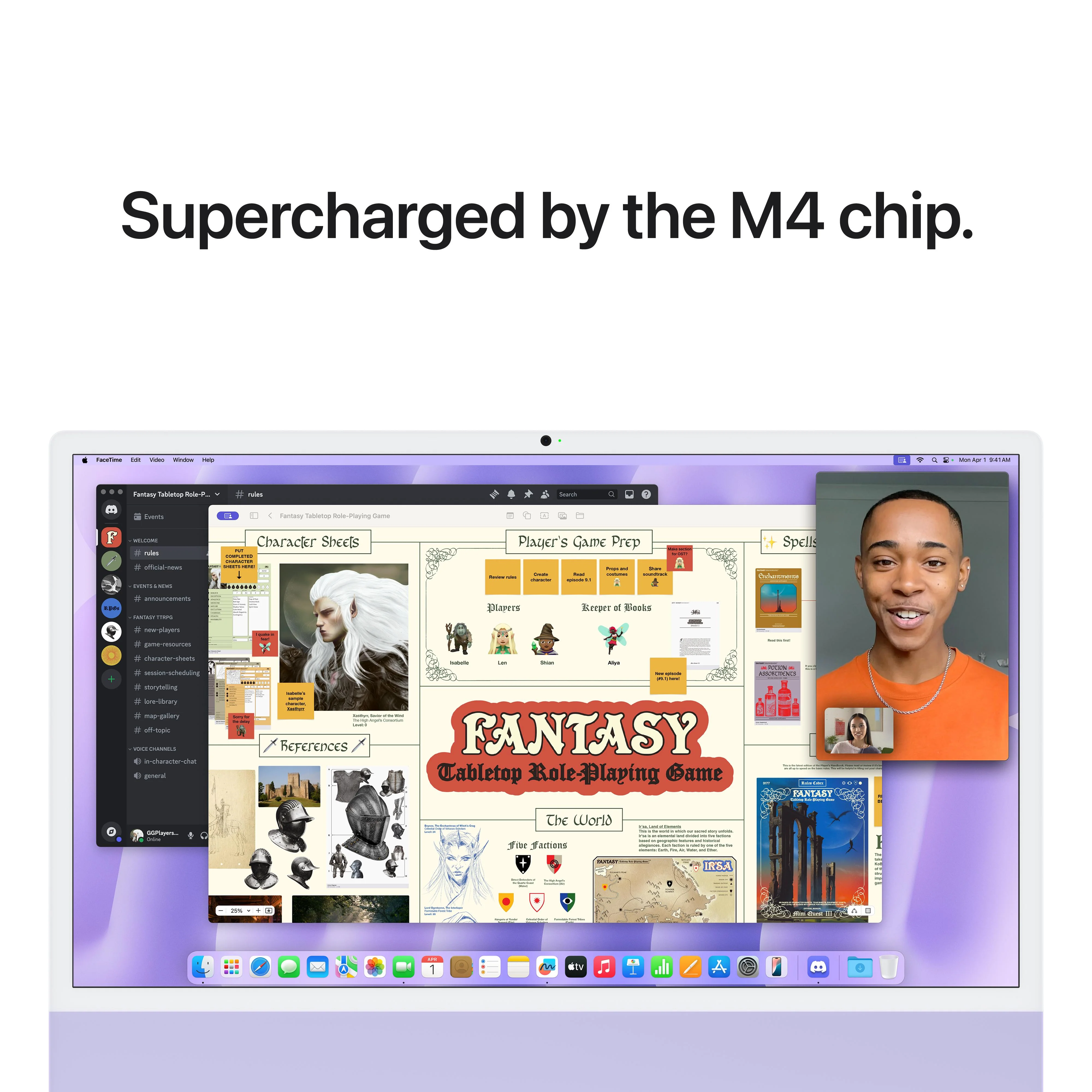 24-inch iMac with Retina 4.5K display: Apple M4 chip with 10-core CPU and 10-core GPU, 512GB SSD - Purple - Image 6