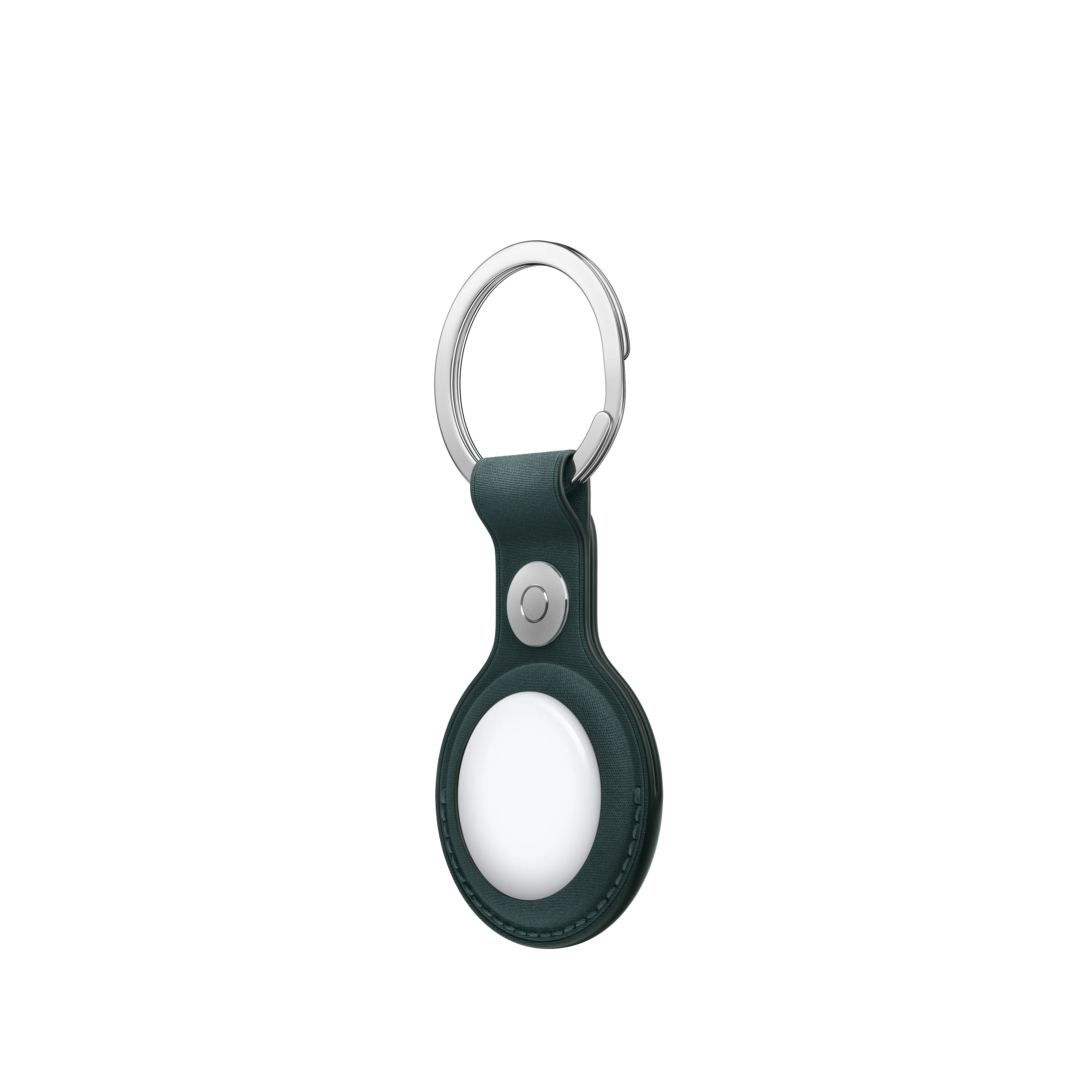 AirTag FineWoven Key Ring - Dark Green - Image 2