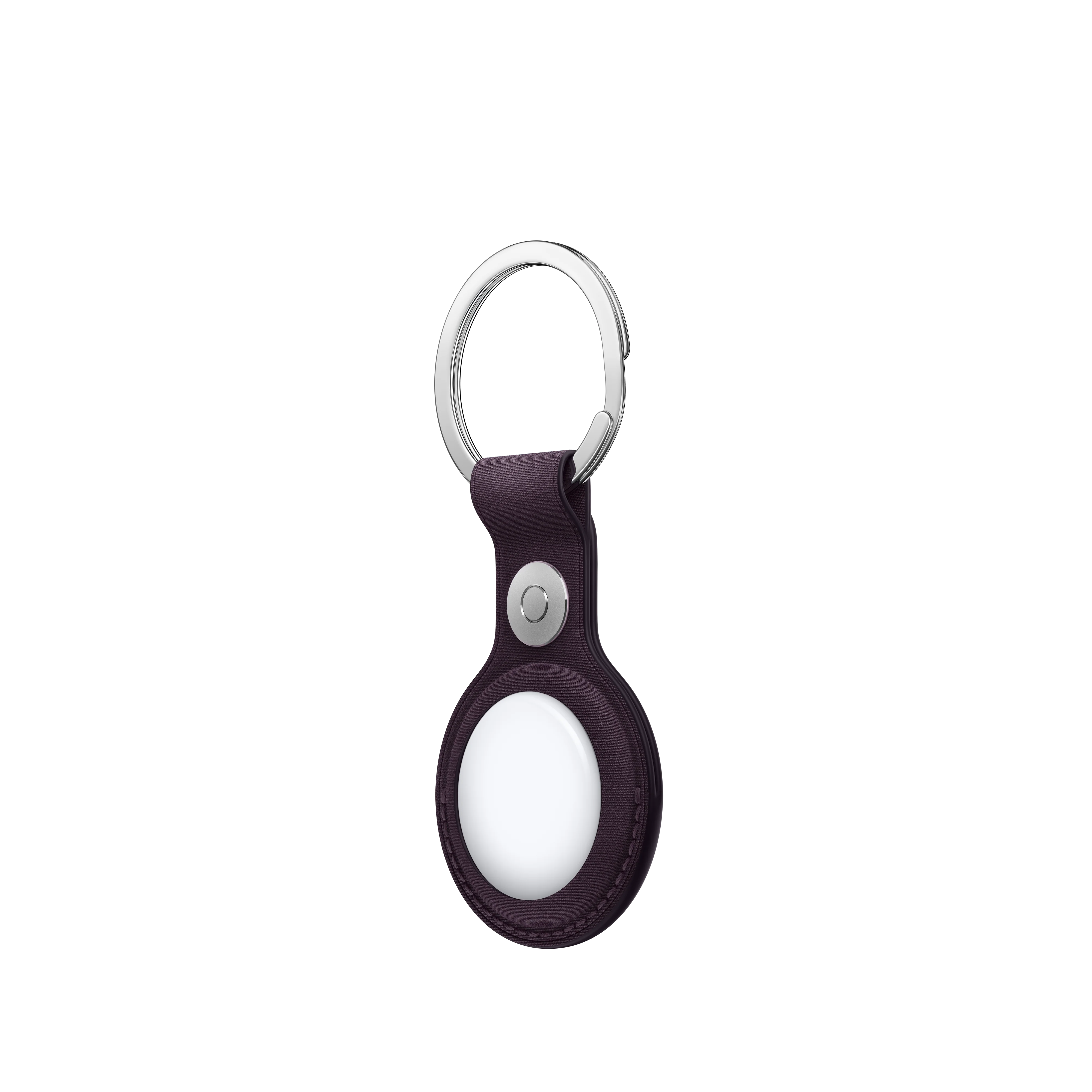 AirTag FineWoven Key Ring - Blackberry - Image 2