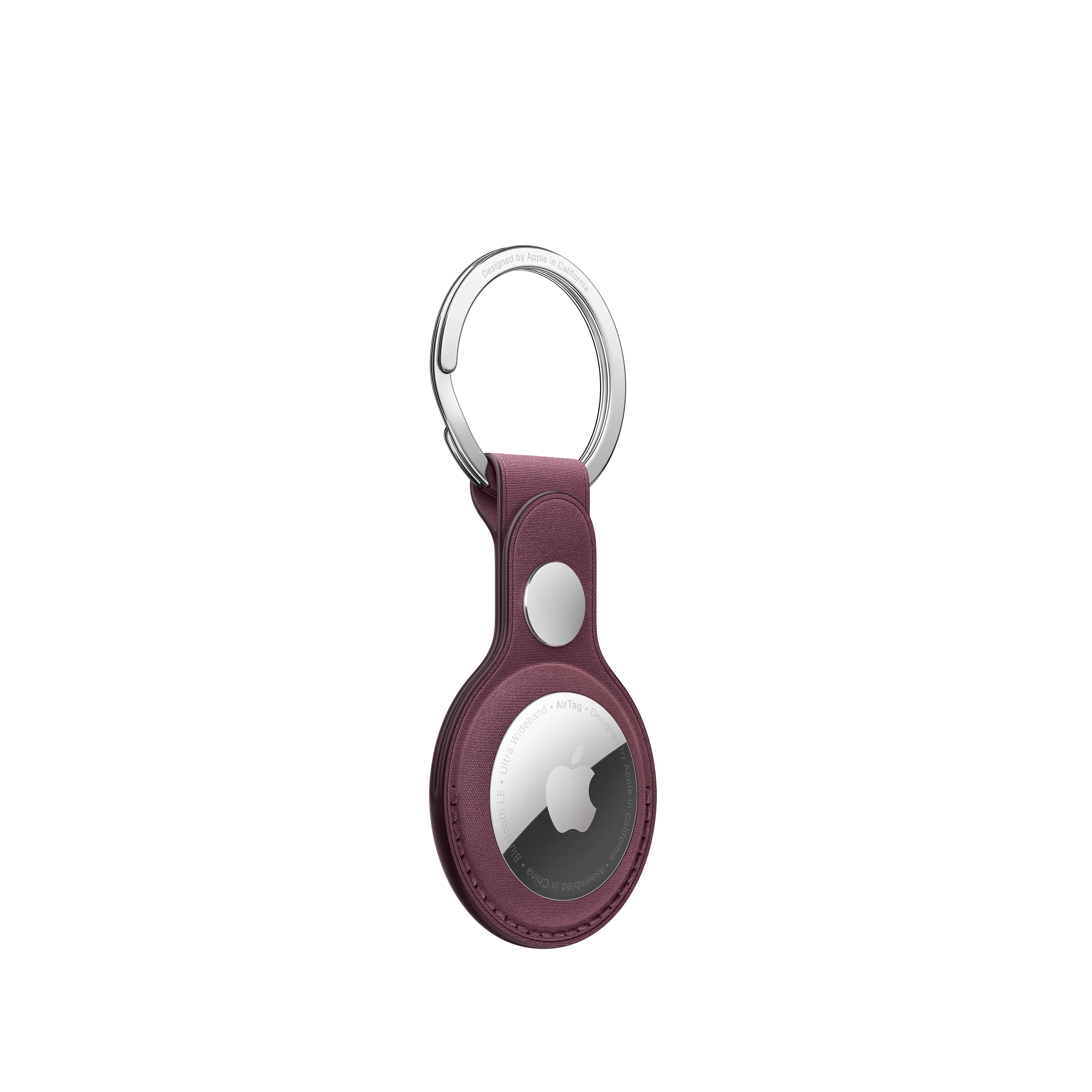AirTag FineWoven Key Ring - Mulberry - Image 3