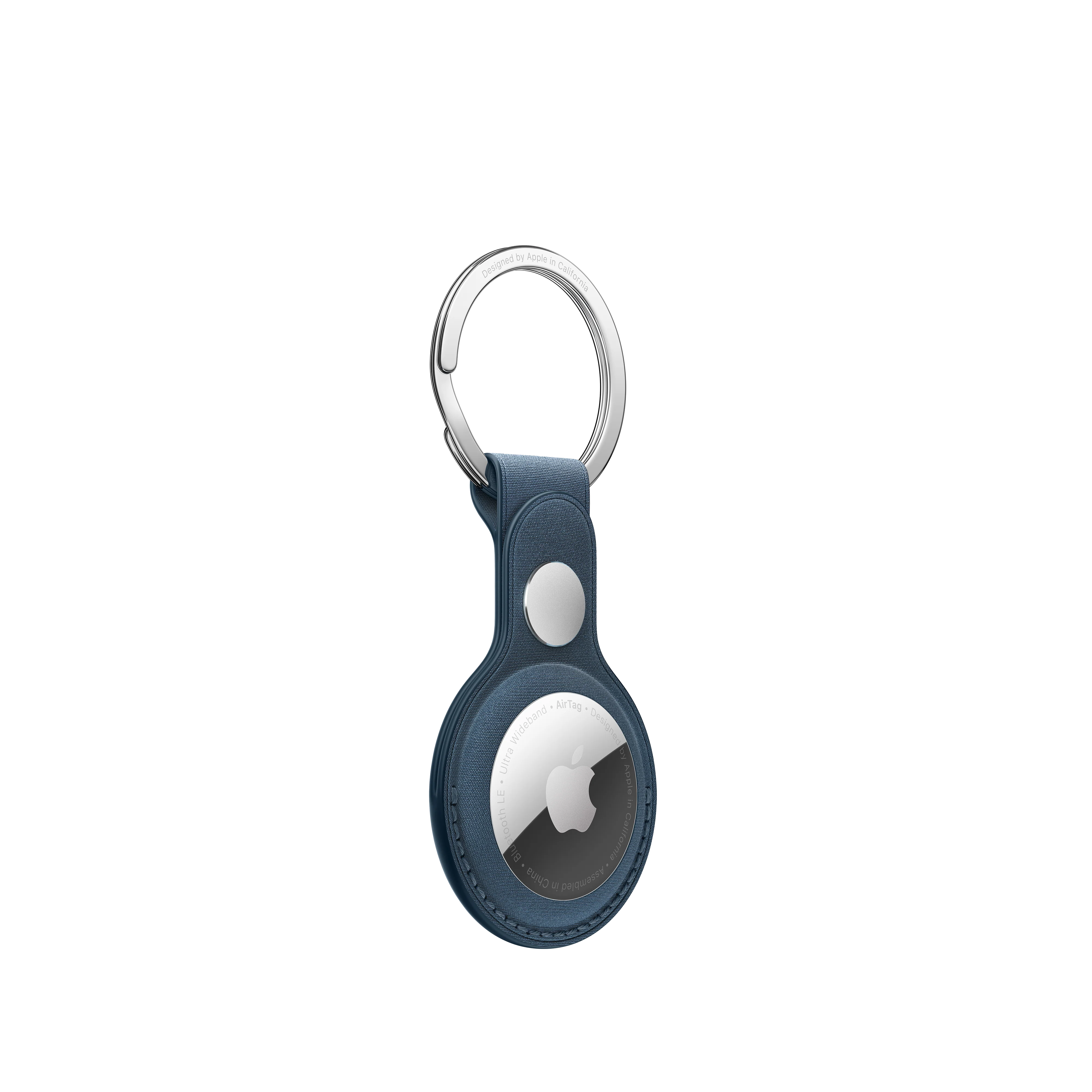 AirTag FineWoven Key Ring - Pacific Blue - Image 3