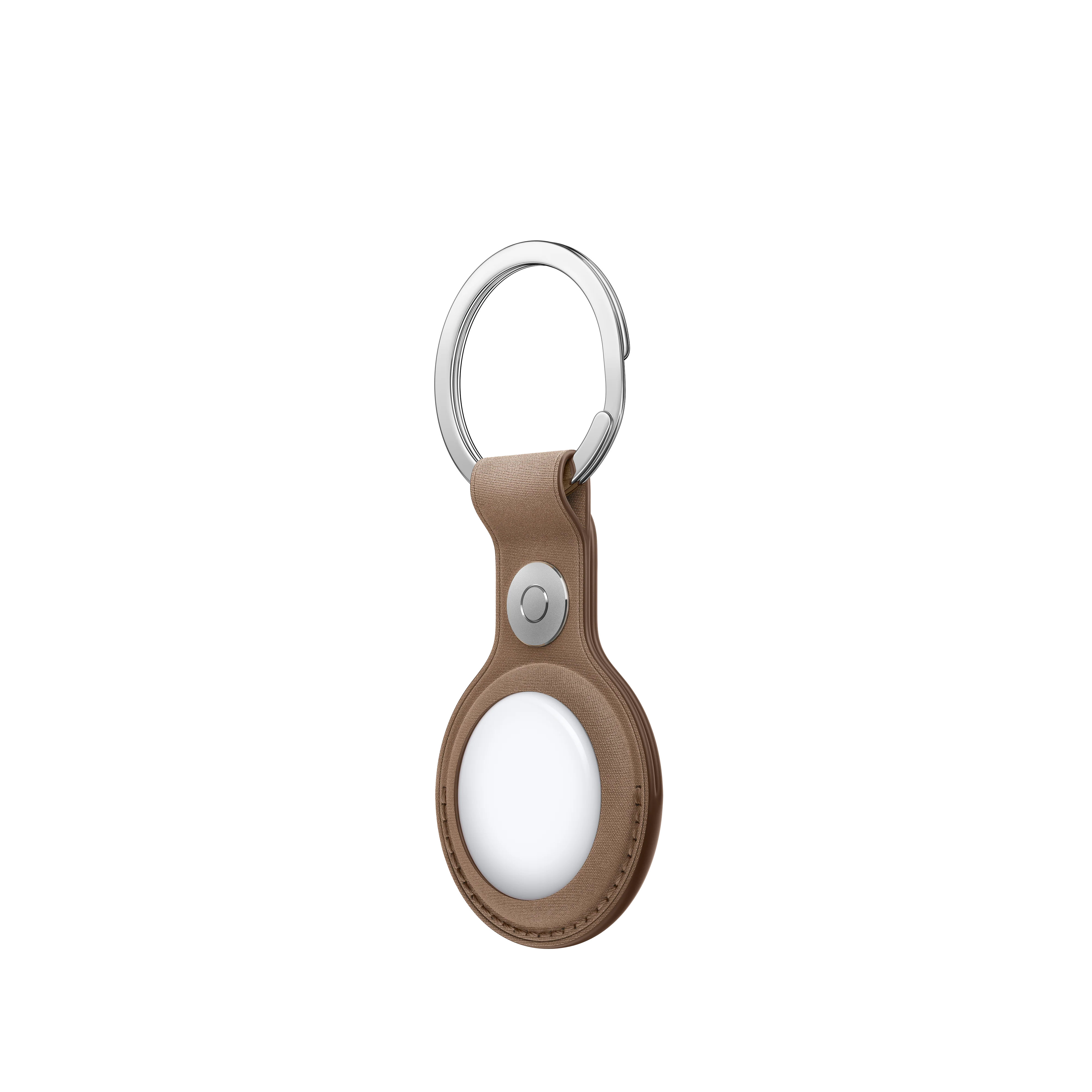 AirTag FineWoven Key Ring - Taupe - Image 2