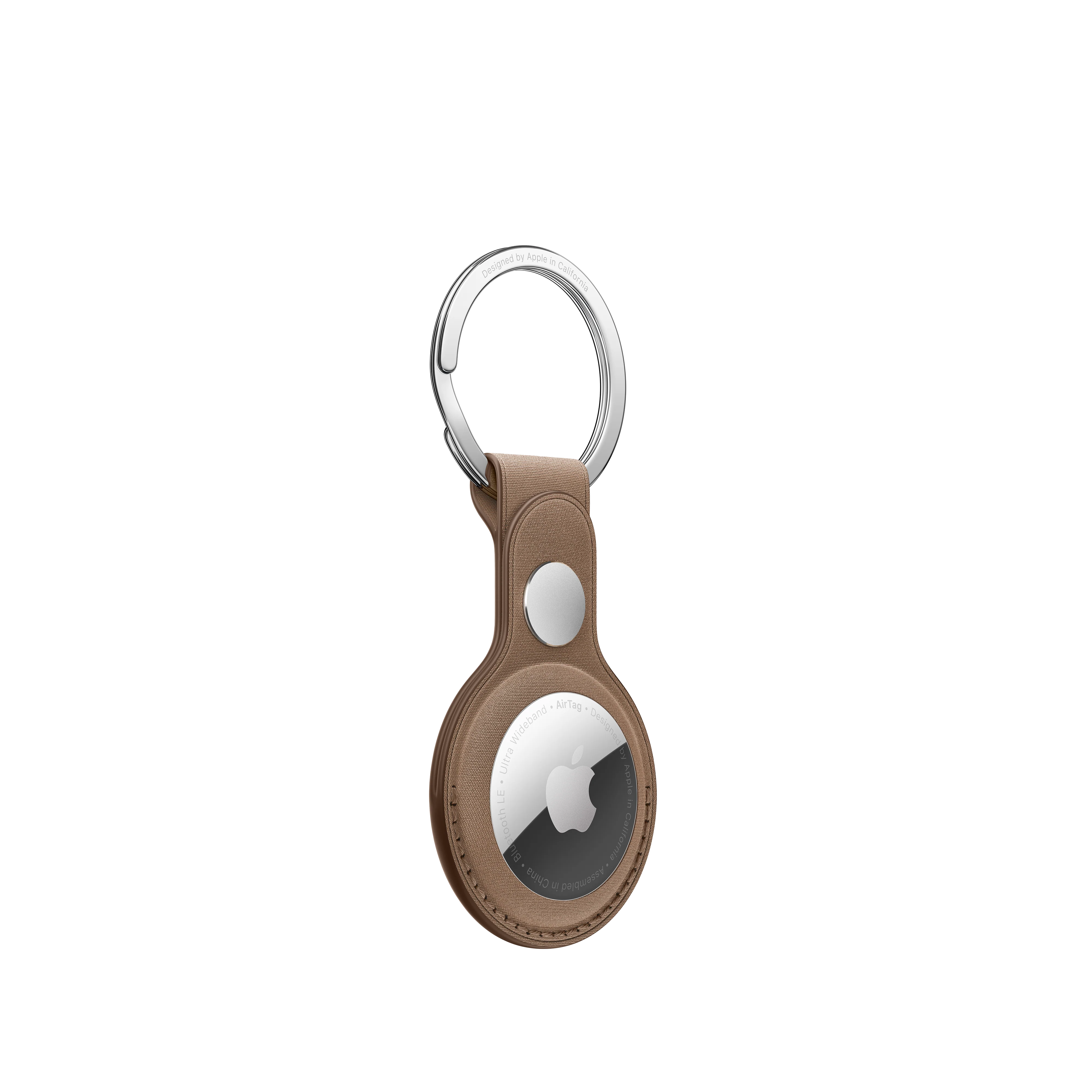 AirTag FineWoven Key Ring - Taupe - Image 3